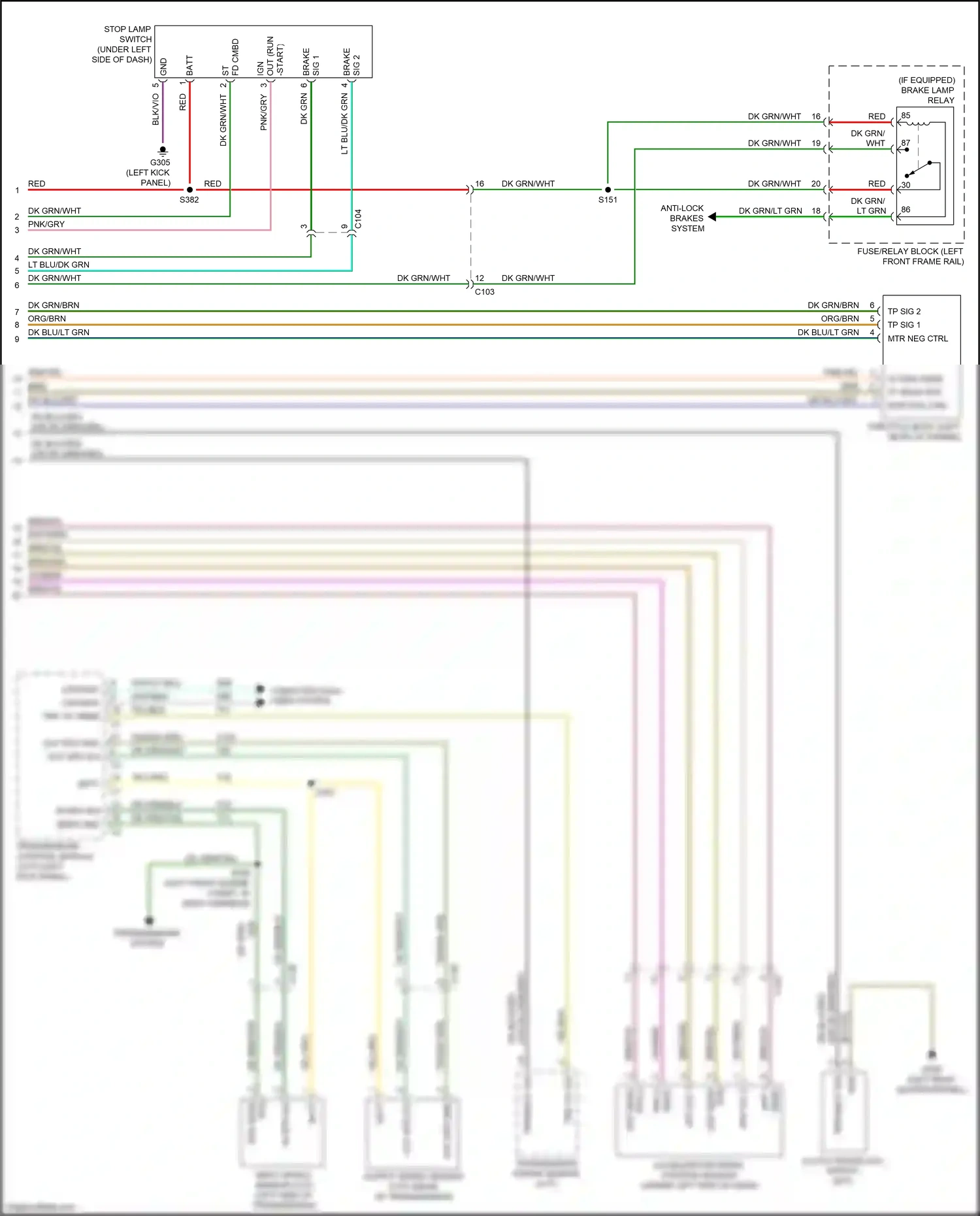 Jeep Compass I facelift (2010-2013) input speed sensor (cvt) wiring diagram  (1 of 1)