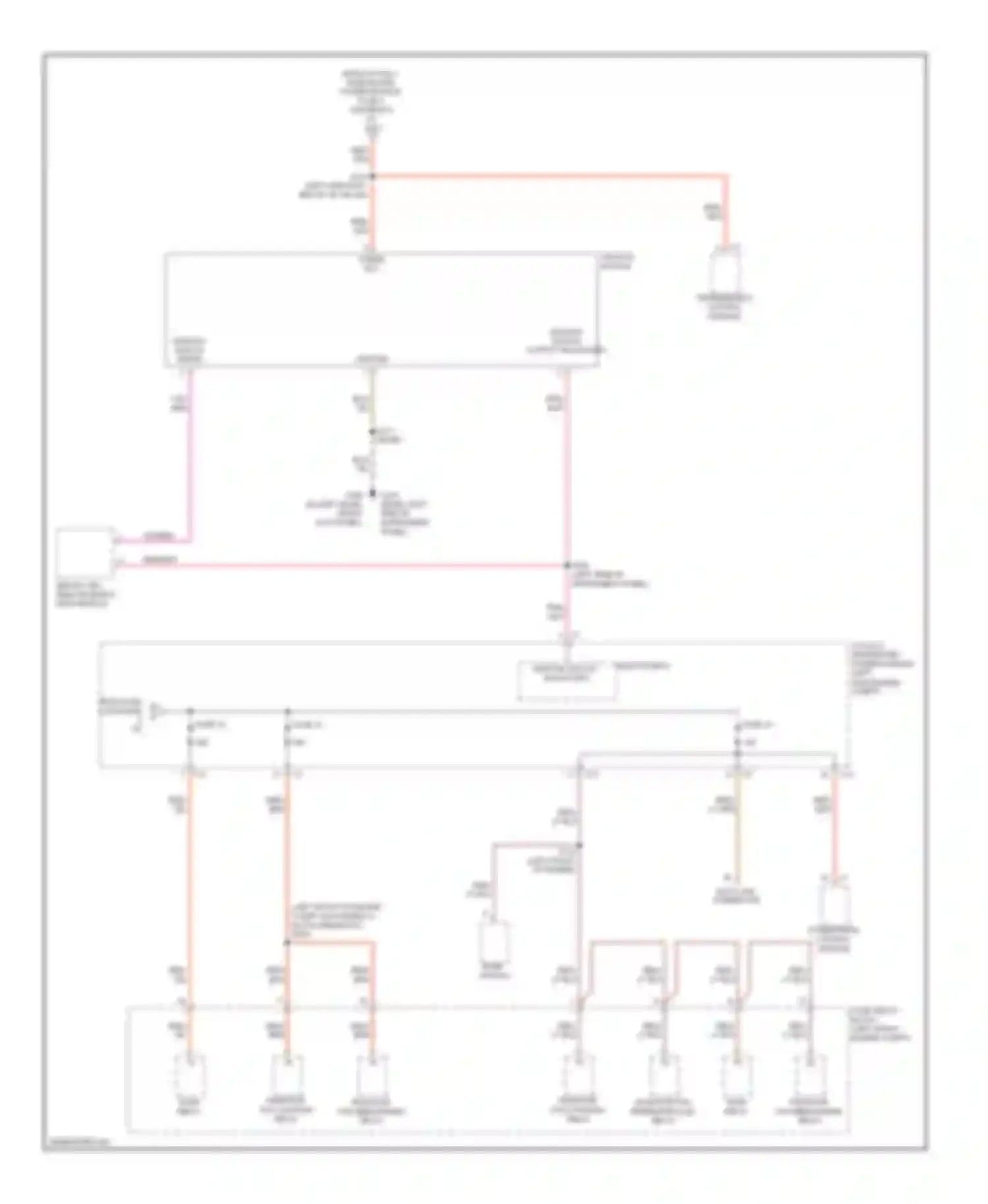 Compass Jeep I (2006-2010): Power distribution circuit (3 of 4)