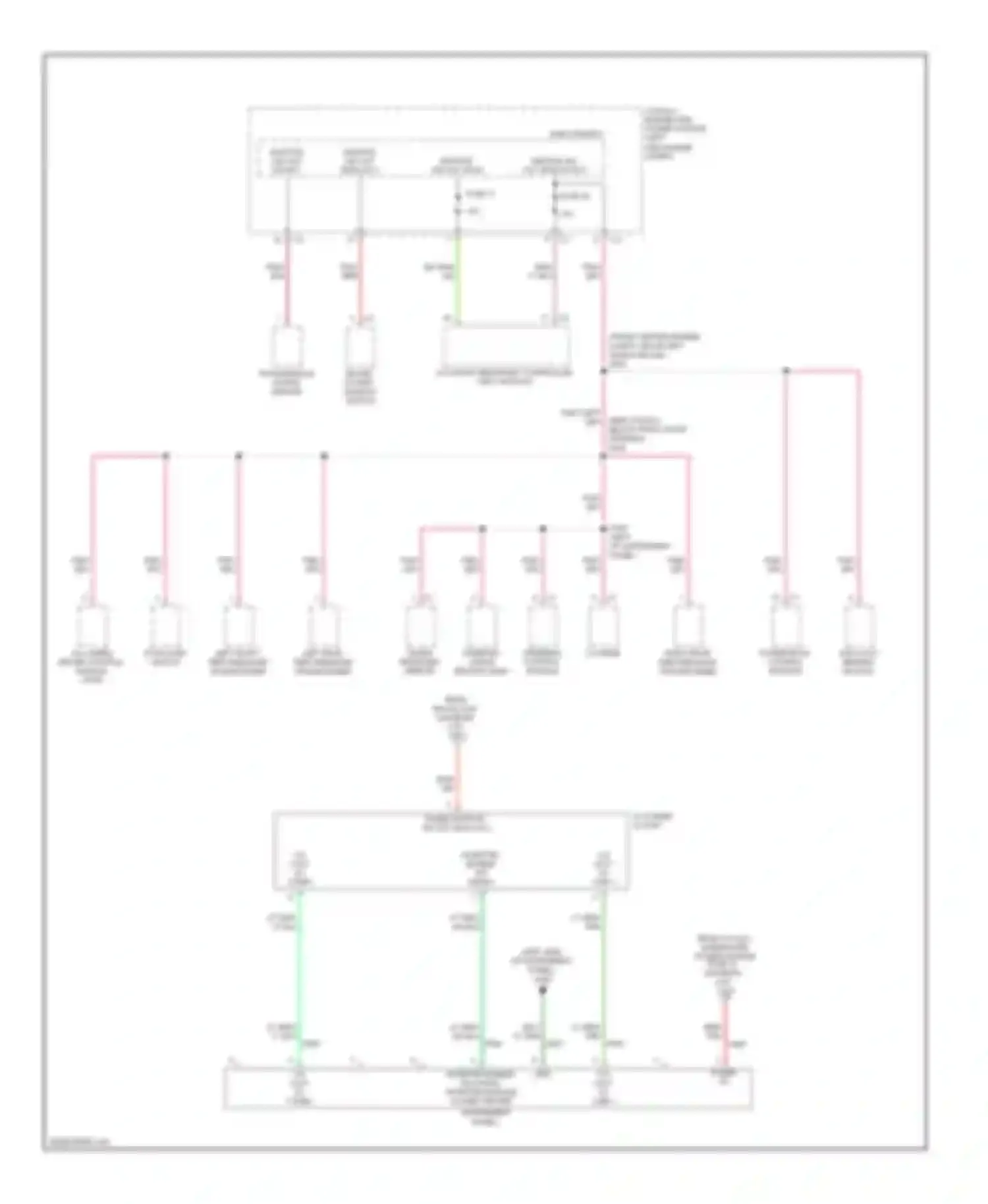 Compass Jeep I (2006-2010): Power distribution circuit (4 of 4)