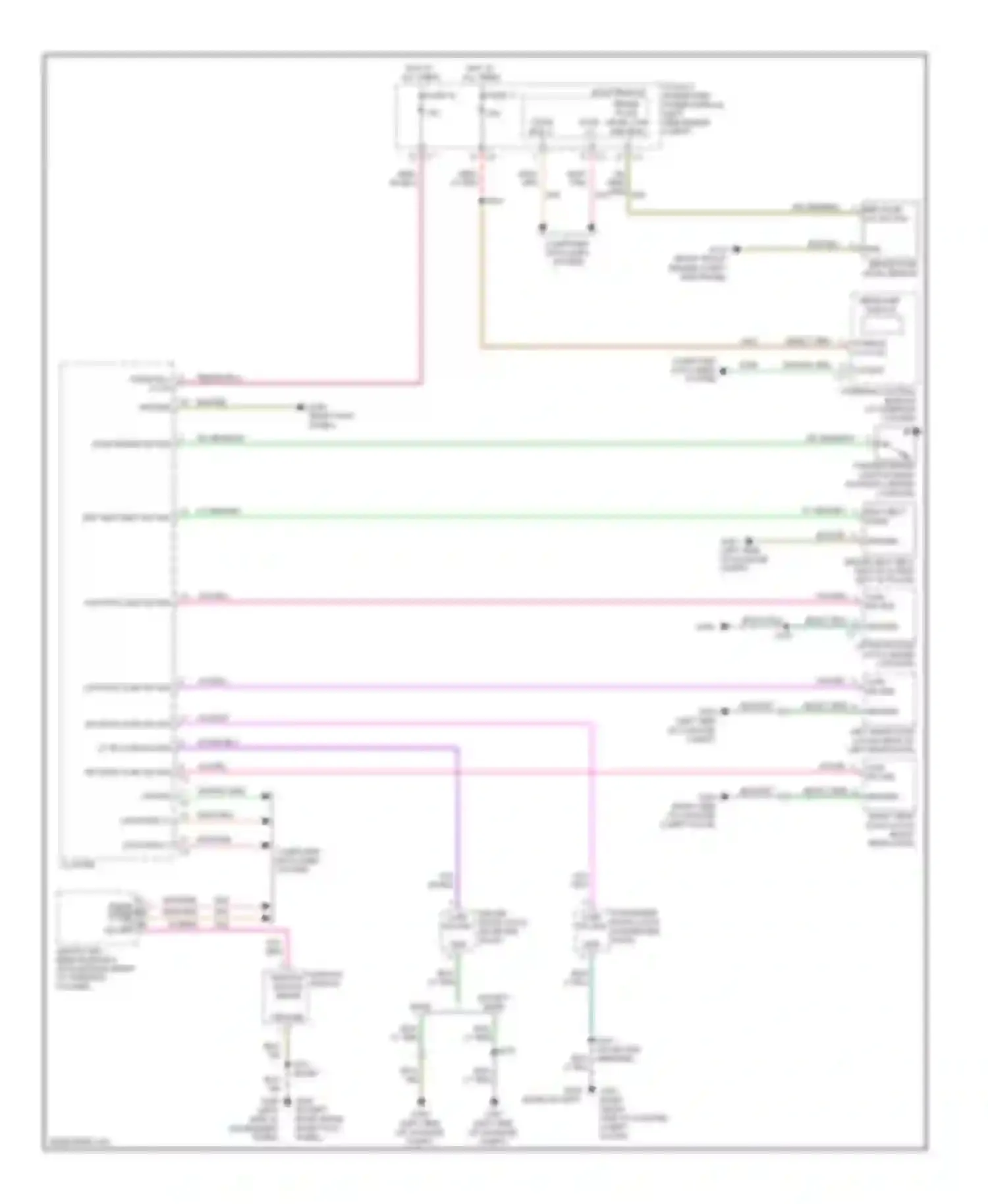 Wiring diagram rf door ajar sw sns for Jeep Compass I (2006-2010) (1 of 1)