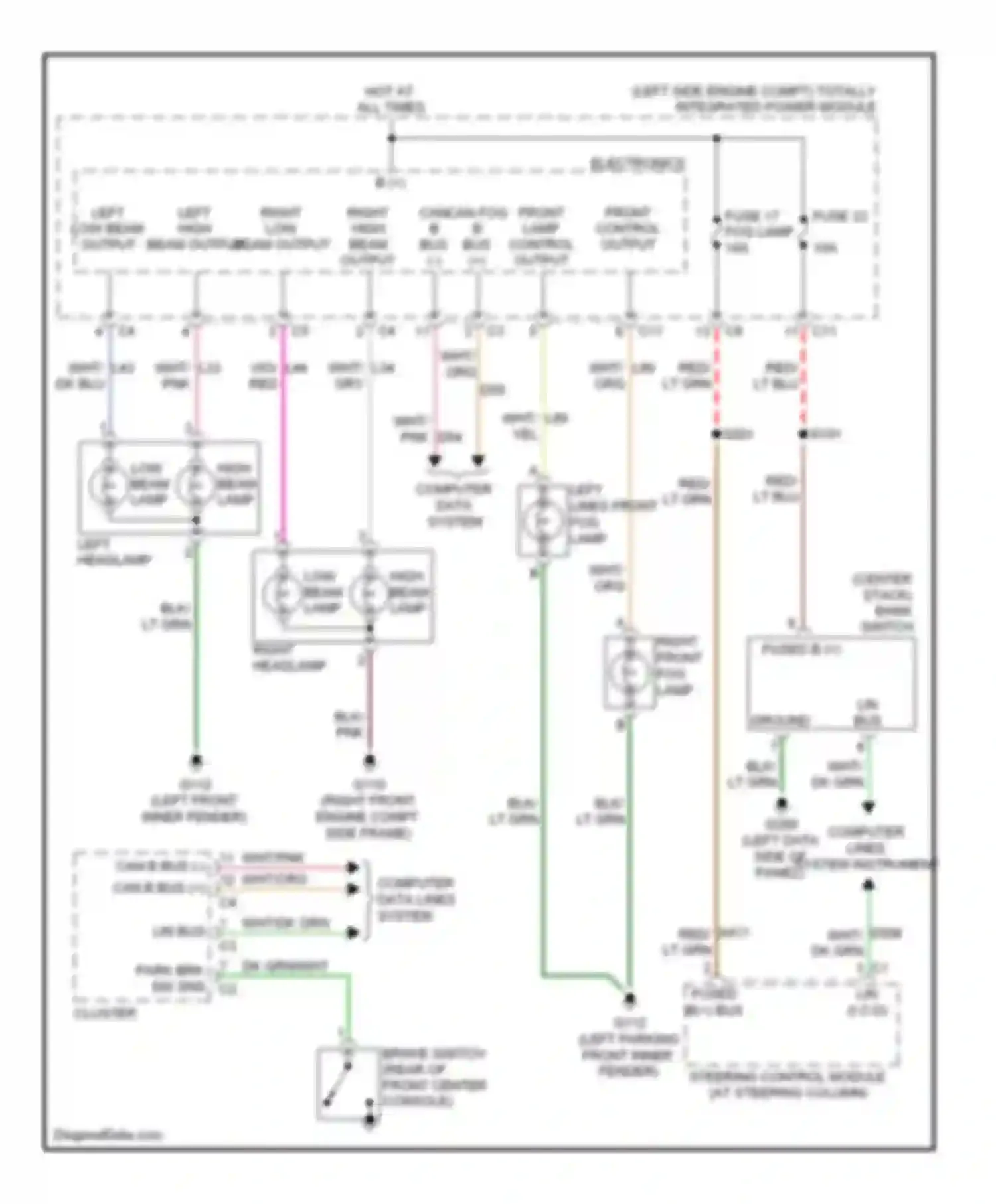 Wiring diagram wht/pnk for Jeep Compass I (2006-2010) (6 of 23)