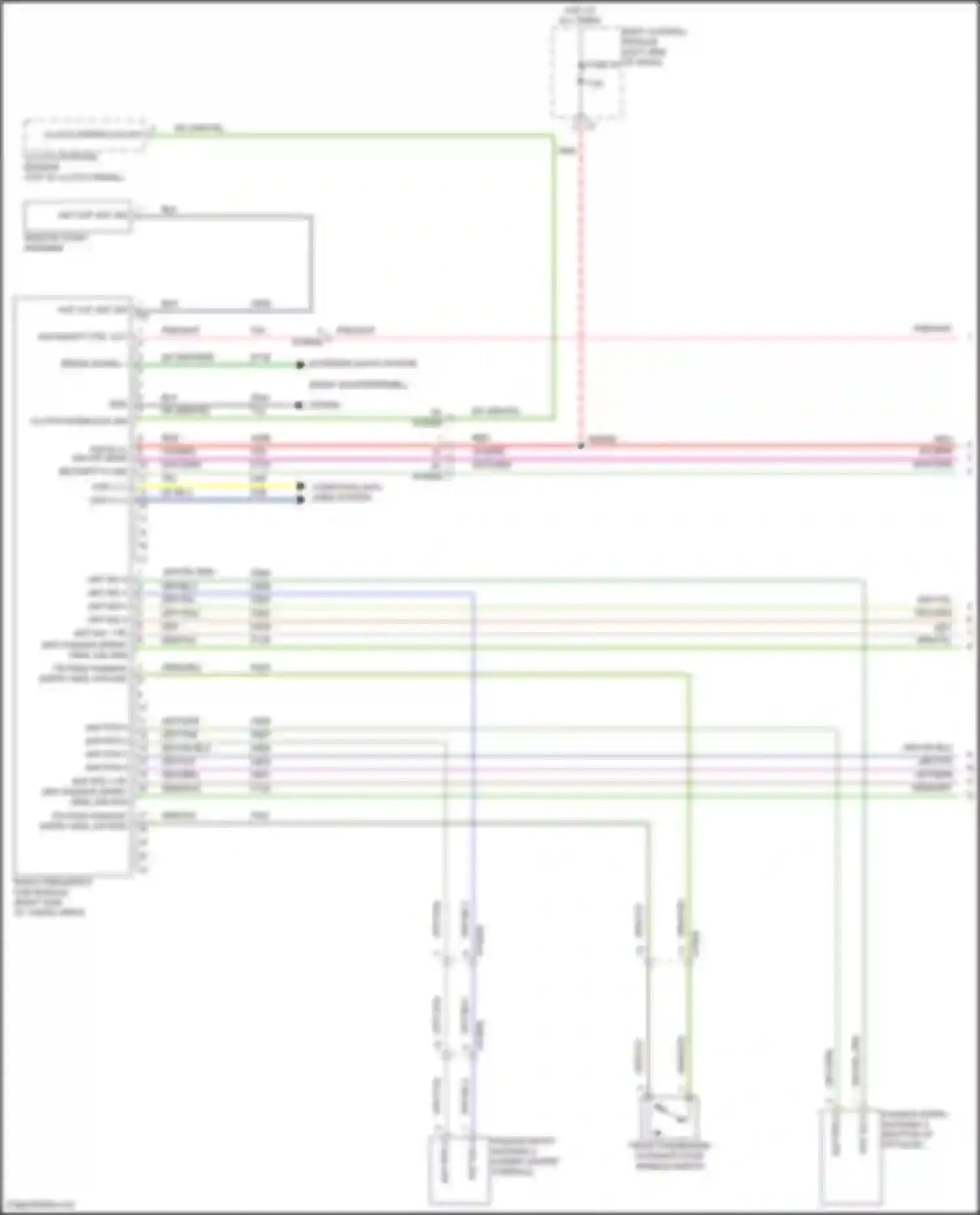 Compass Jeep II facelift (2020-2024): Passive entry circuit (1 of 2)