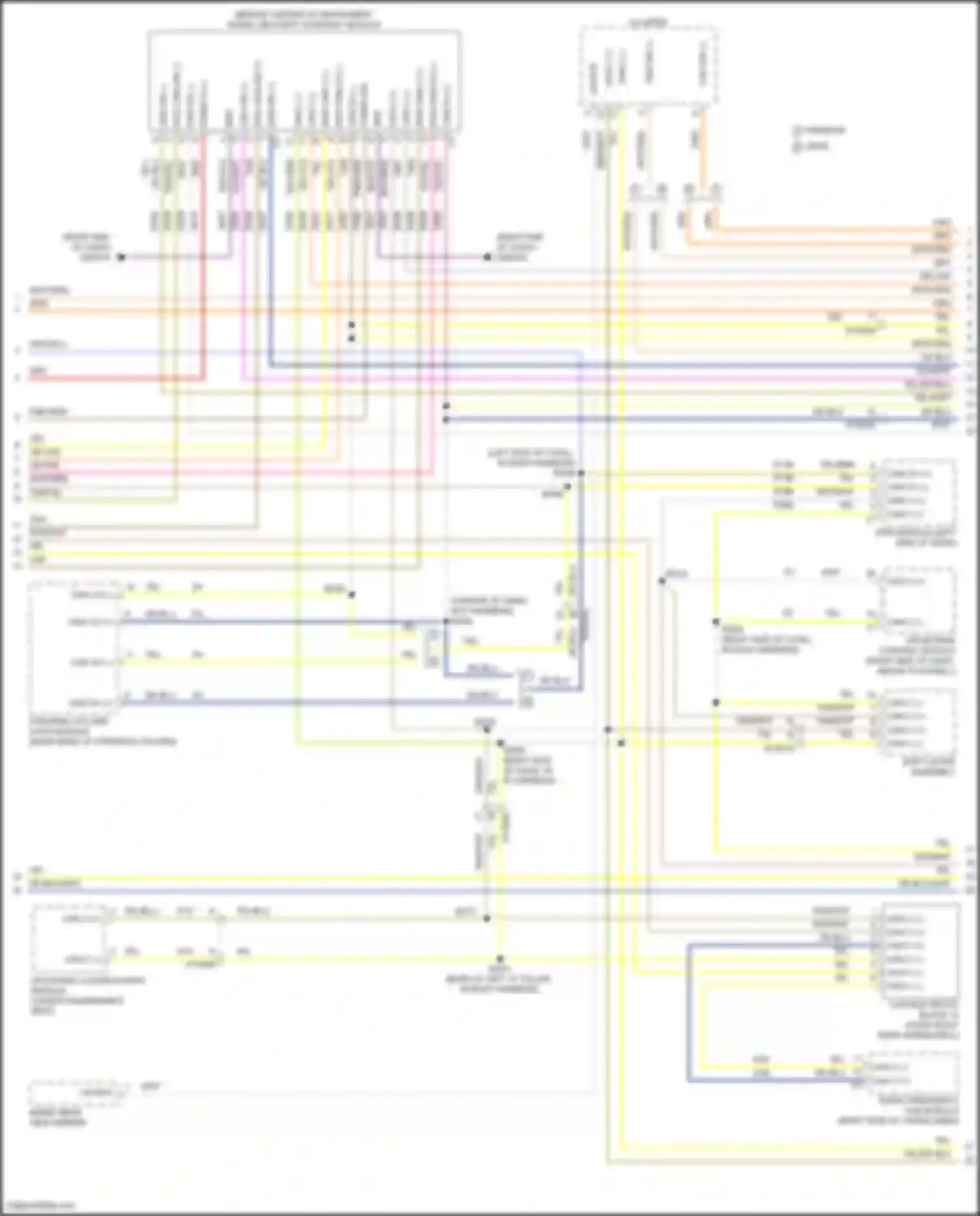 Compass Jeep II facelift (2020-2024): Computer data lines circuit (2 of 4)