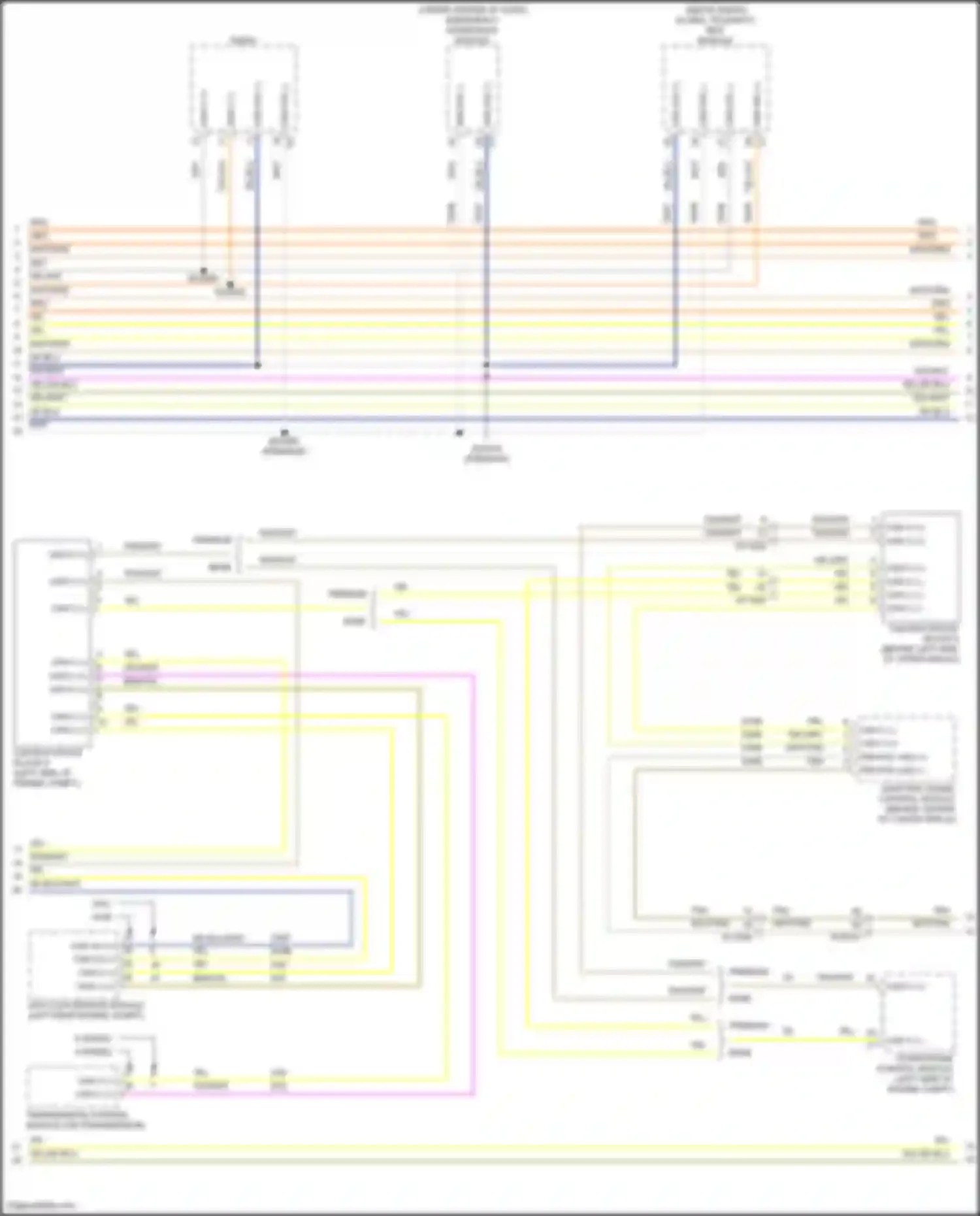 Compass Jeep II facelift (2020-2024): Computer data lines circuit (3 of 4)