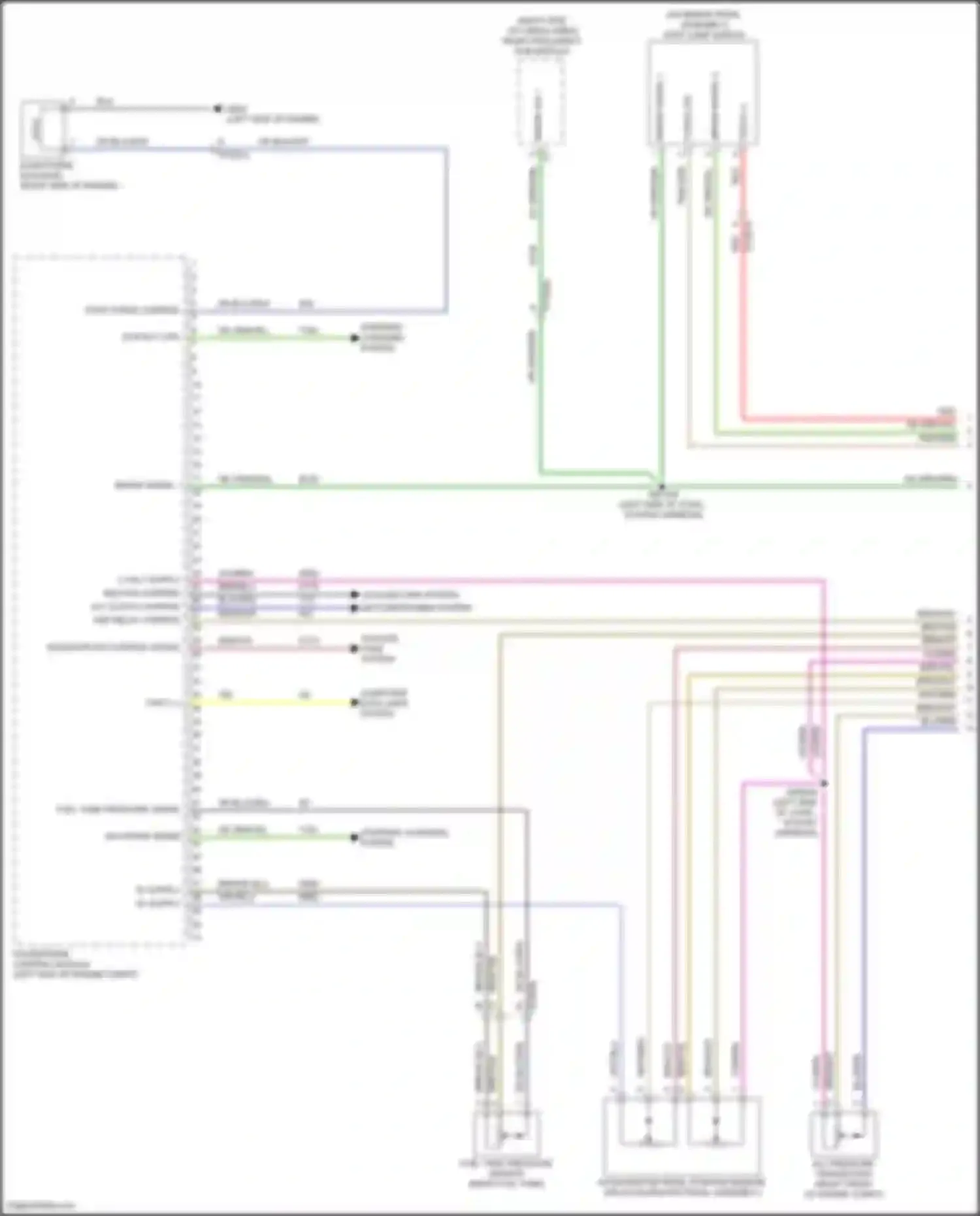 Compass Jeep II facelift (2020-2024): Wiring diagram engine performance 2.4l (1 of 6)