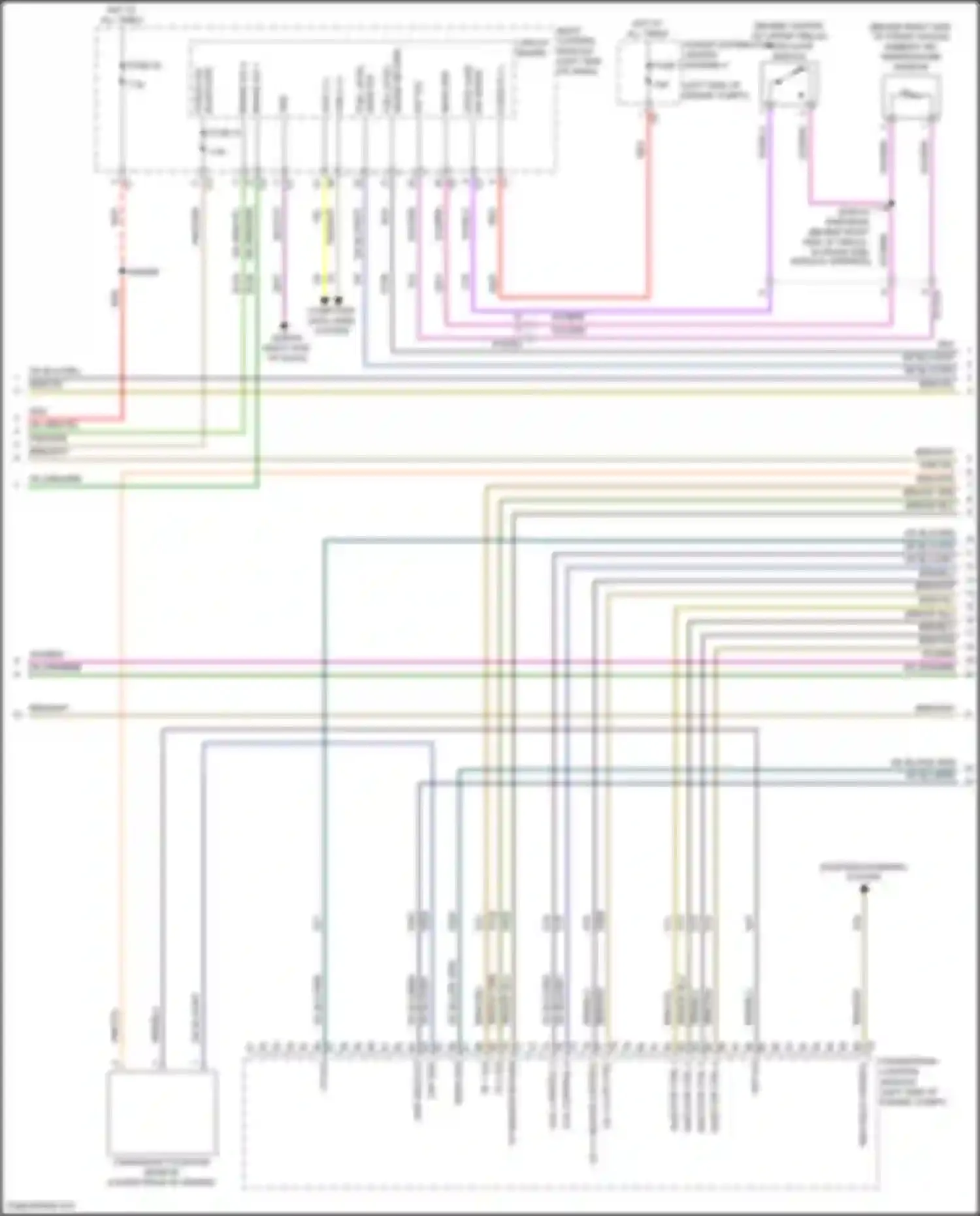 Compass Jeep II facelift (2020-2024): Wiring diagram engine performance 2.4l (3 of 6)