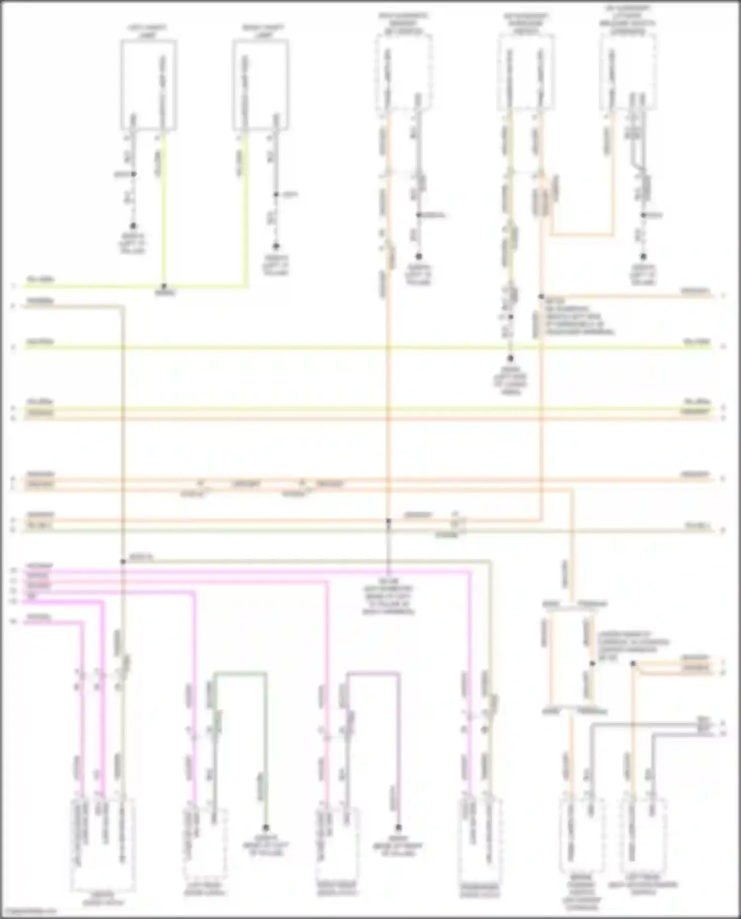 Compass Jeep II facelift (2020-2024): Interior lights circuit (2 of 3)