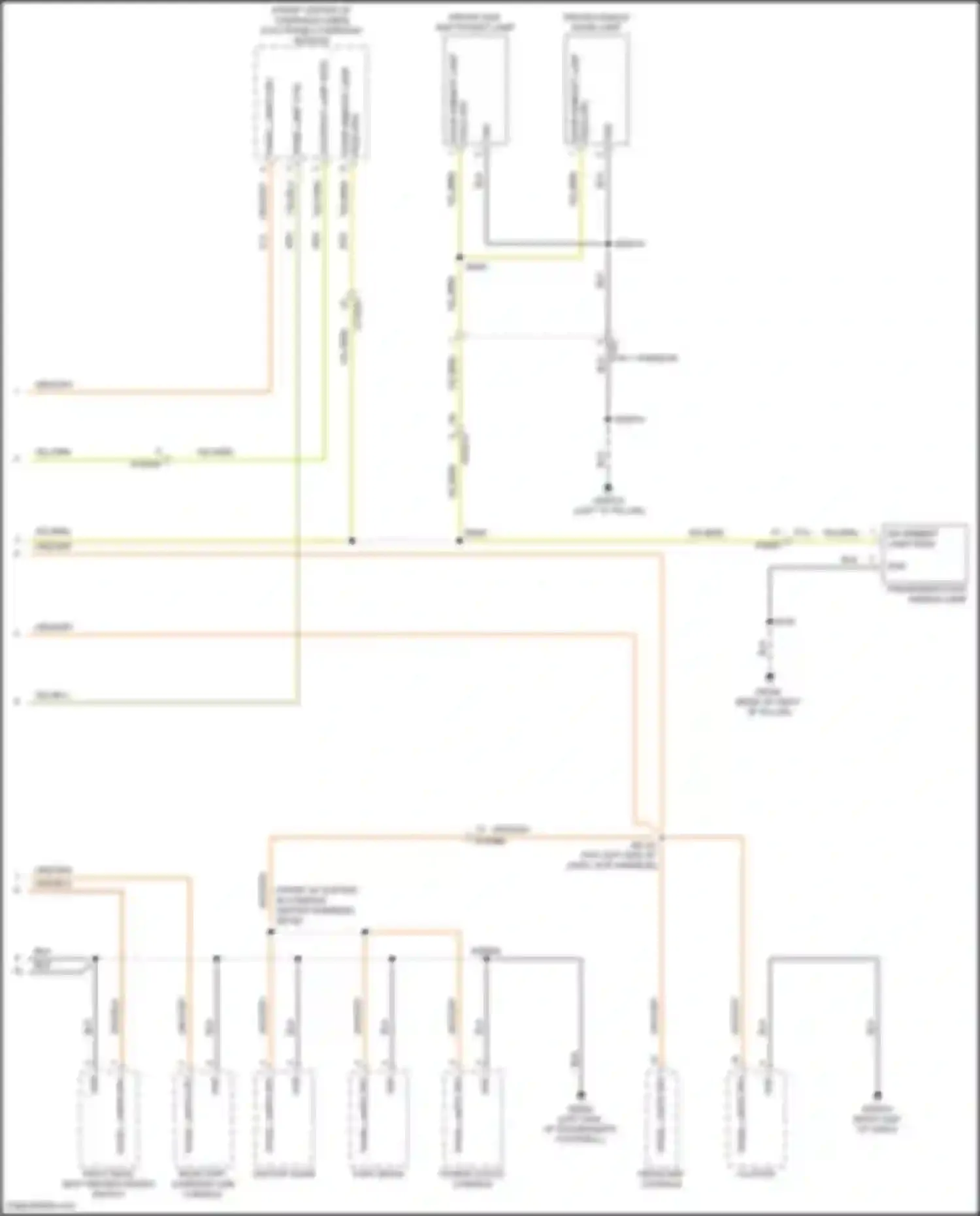 Compass Jeep II facelift (2020-2024): Interior lights circuit (3 of 3)