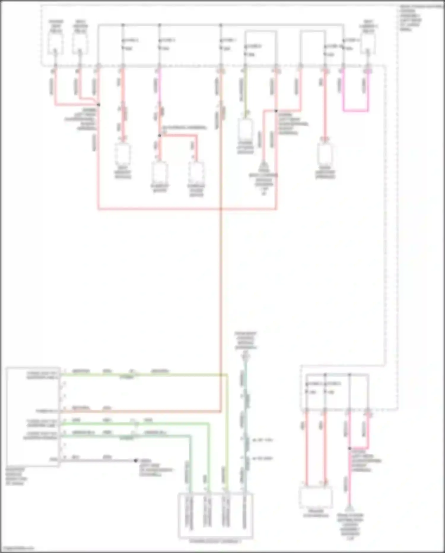 Compass Jeep II facelift (2020-2024): Power distribution circuit (2 of 6)
