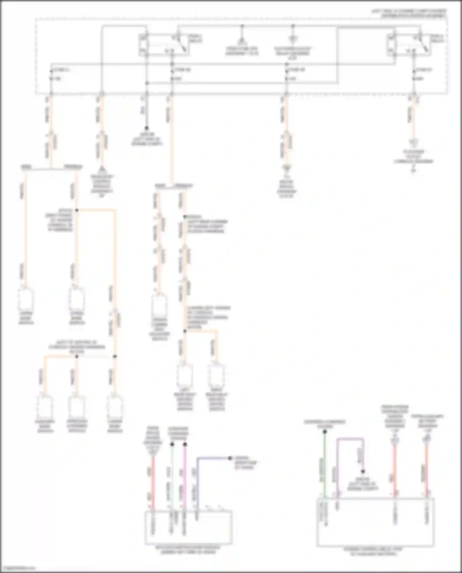 Compass Jeep II facelift (2020-2024): Power distribution circuit (5 of 6)