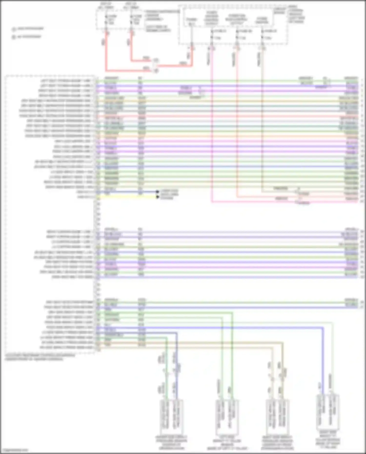 Compass Jeep II facelift (2020-2024): Supplemental restraints circuit (1 of 4)