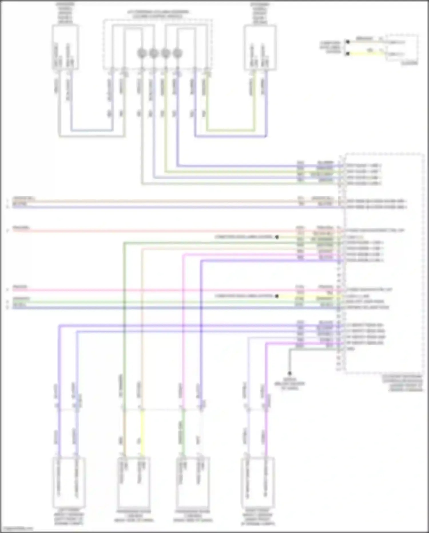 Compass Jeep II facelift (2020-2024): Supplemental restraints circuit (4 of 4)