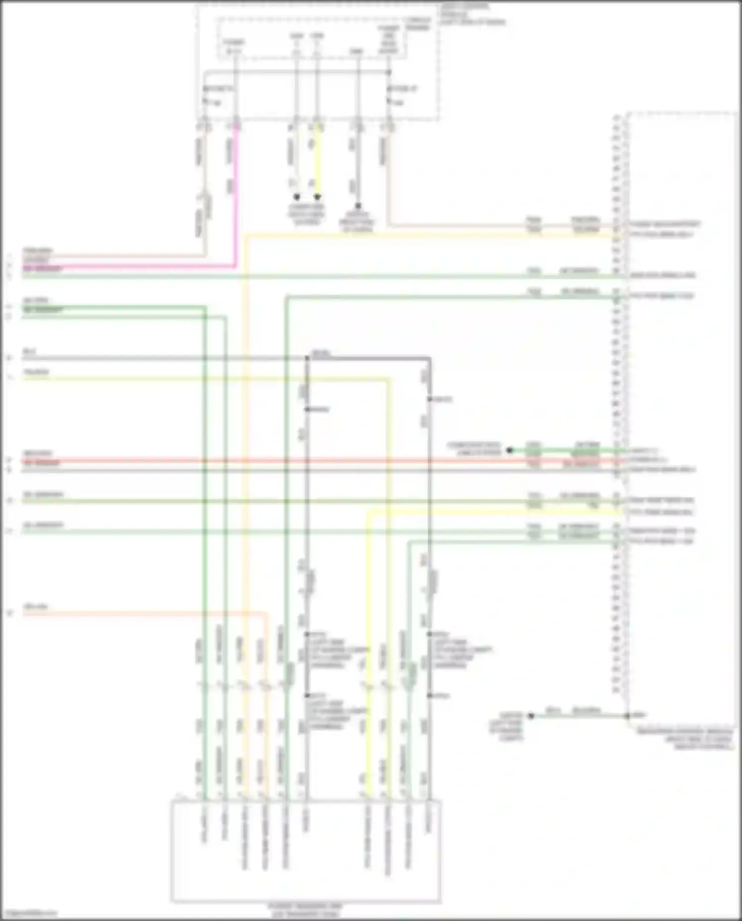Compass Jeep II facelift (2020-2024): Transfer case circuit (2 of 2)