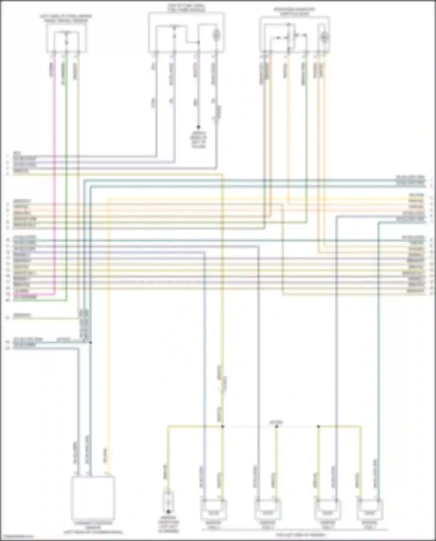 Wiring diagram camshaft position sensor for Jeep Compass II facelift (2020-2024) (1 of 1)