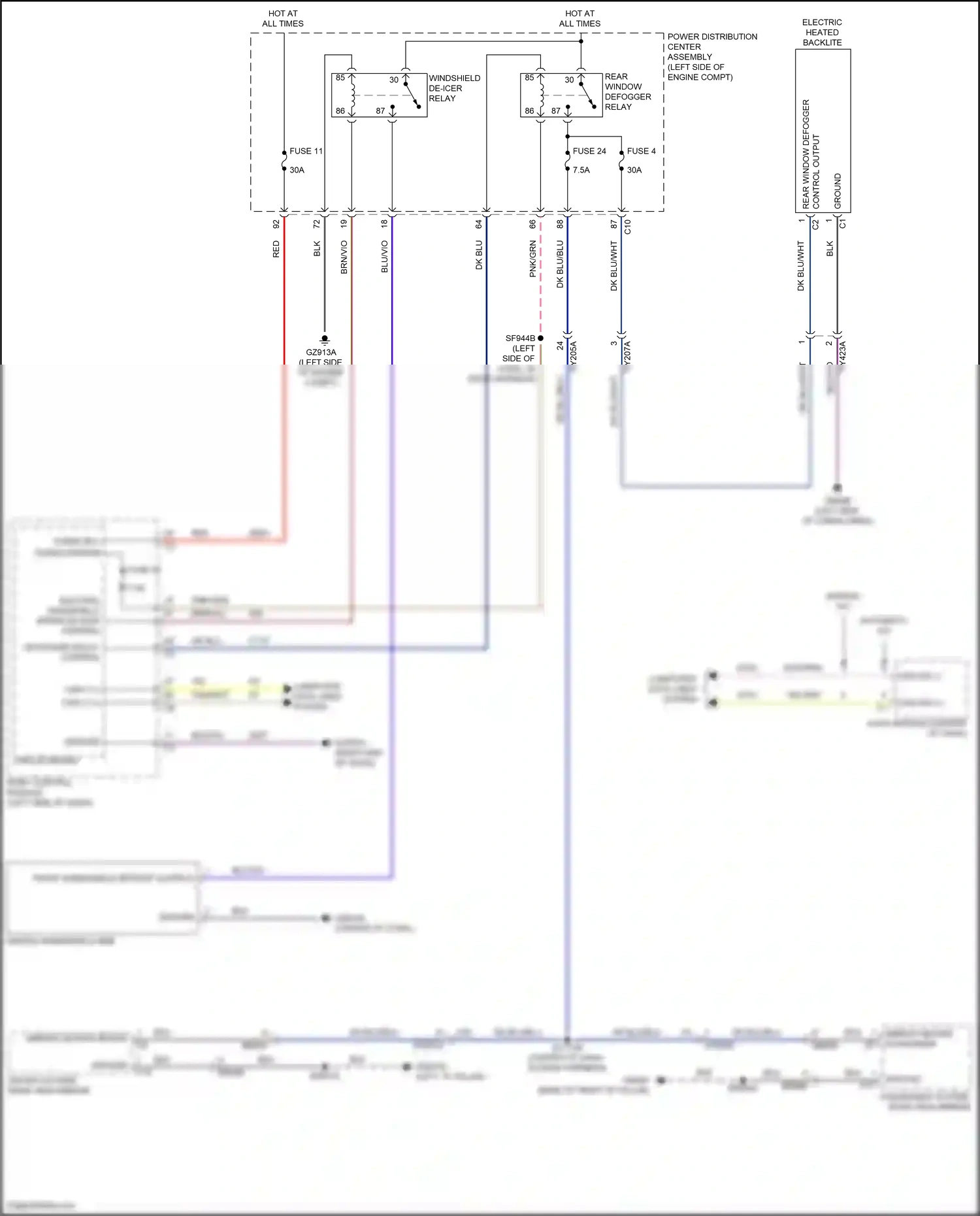 Jeep Compass II facelift (2020-2024) computer data lines system wiring diagram  (45 of 77)