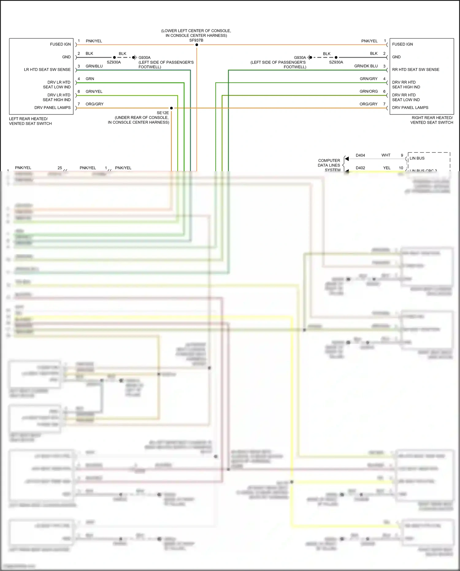 Jeep Compass II facelift (2020-2024) computer data lines system wiring diagram  (59 of 77)