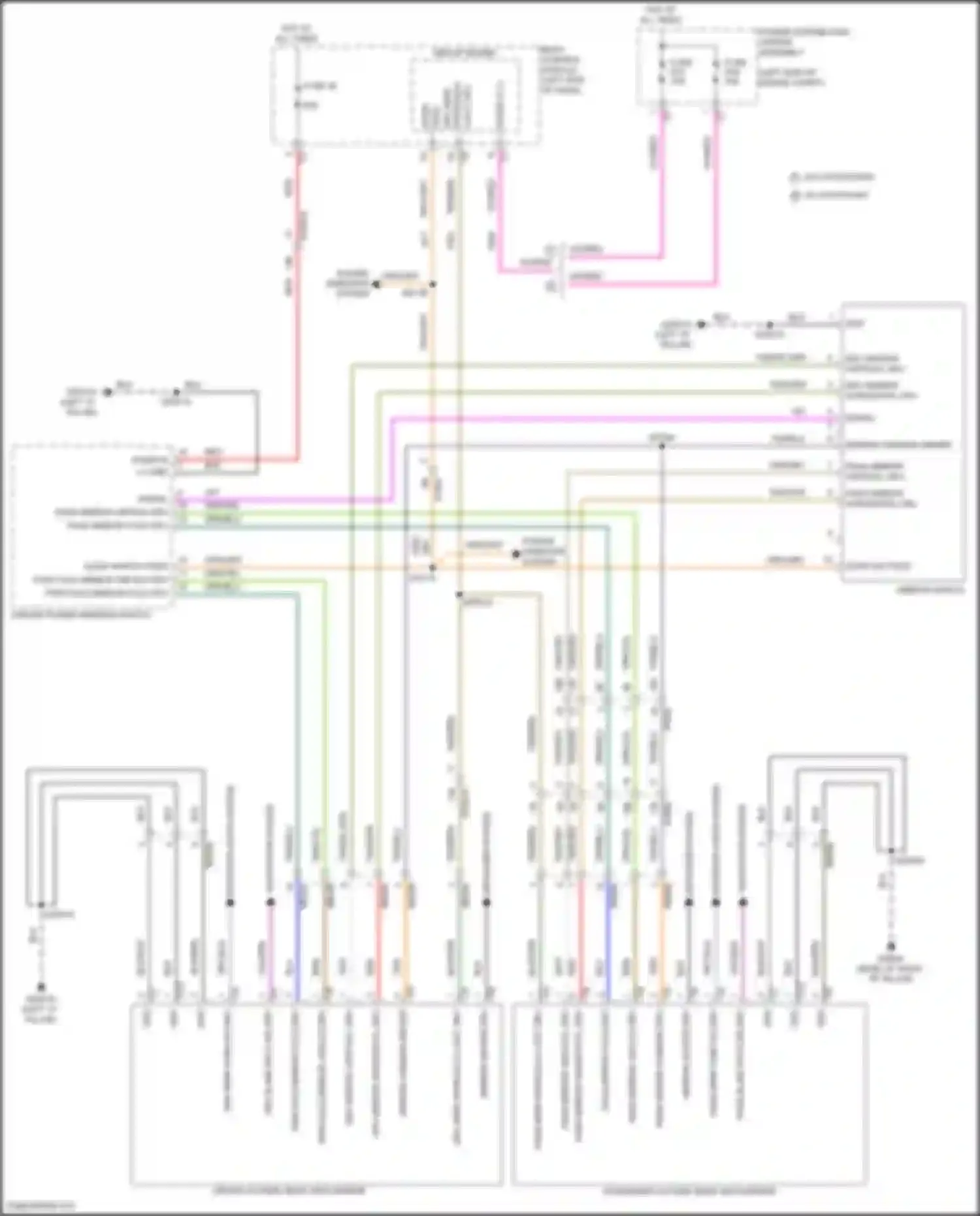 Wiring diagram drv mirror vertical drv for Jeep Compass II facelift (2020-2024) (2 of 2)