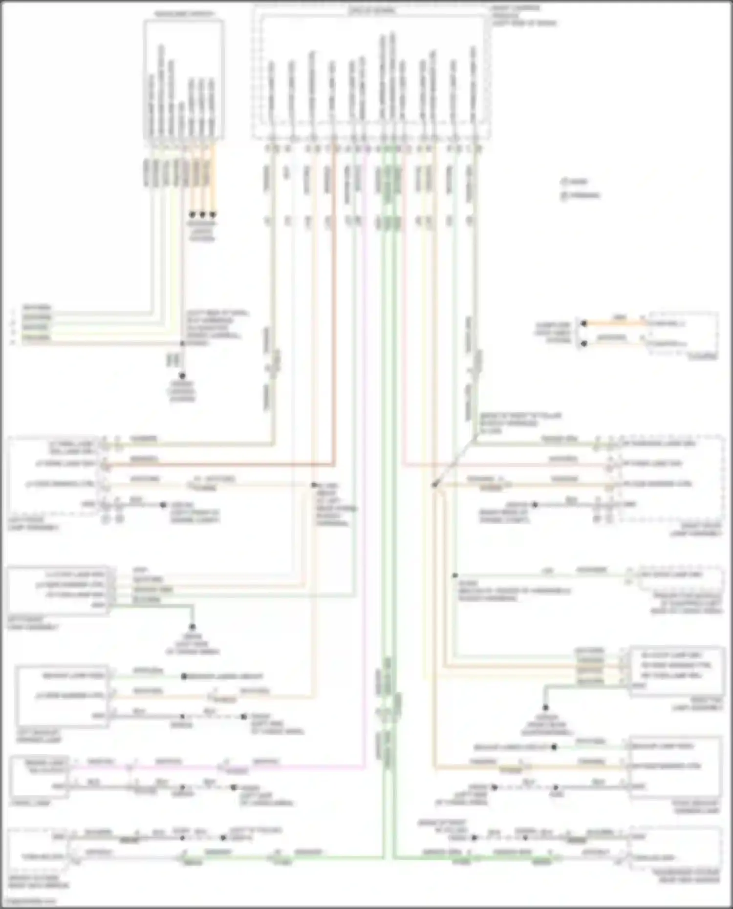 Wiring diagram headlamp switch for Jeep Compass II facelift (2020-2024) (1 of 6)