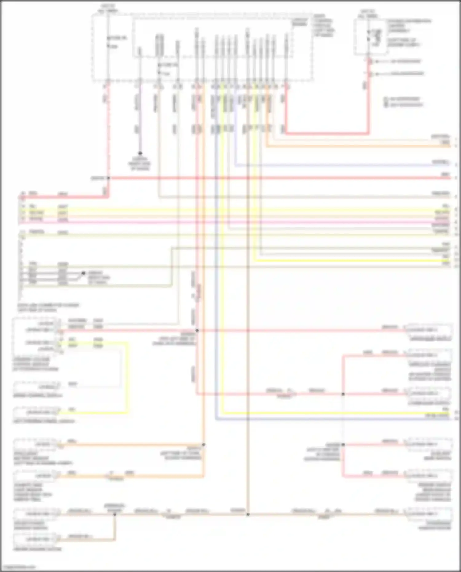 Wiring diagram left steering wheel switch for Jeep Compass II facelift (2020-2024) (1 of 7)