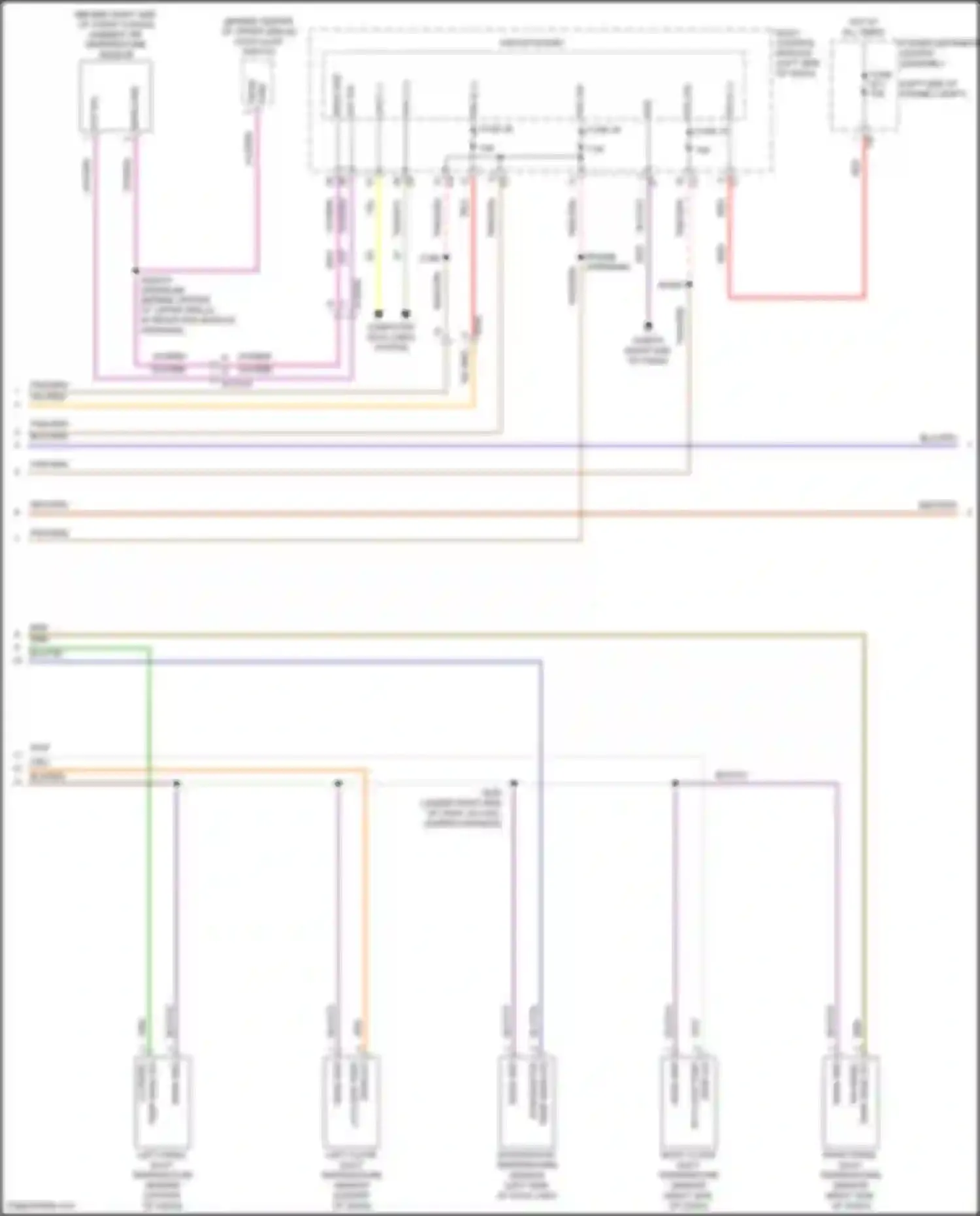 Wiring diagram lh floor temp for Jeep Compass II facelift (2020-2024) (1 of 1)