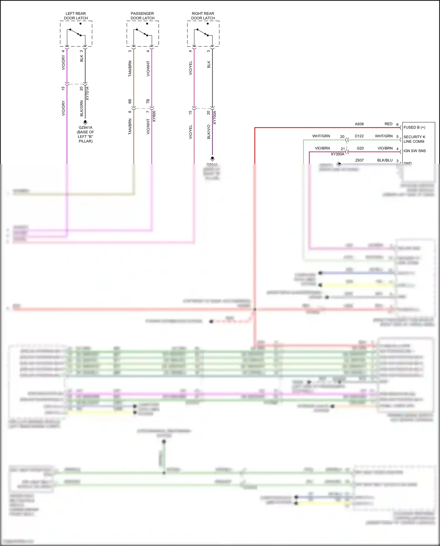 Jeep Compass II facelift (2020-2024) occupant restraint controller module wiring diagram  (5 of 5)