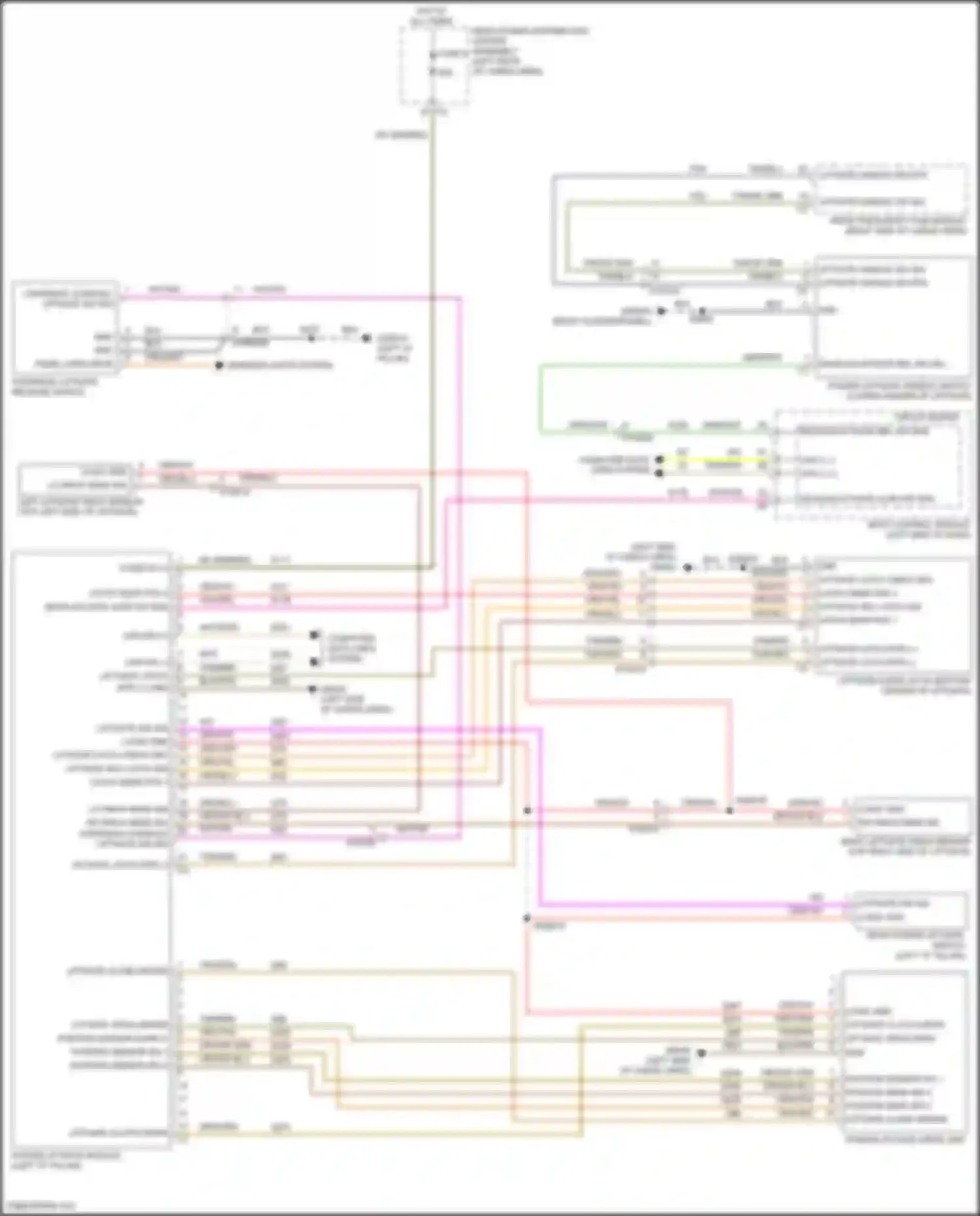 Wiring diagram overhead console liftgate sw sig for Jeep Compass II facelift (2020-2024) (1 of 1)