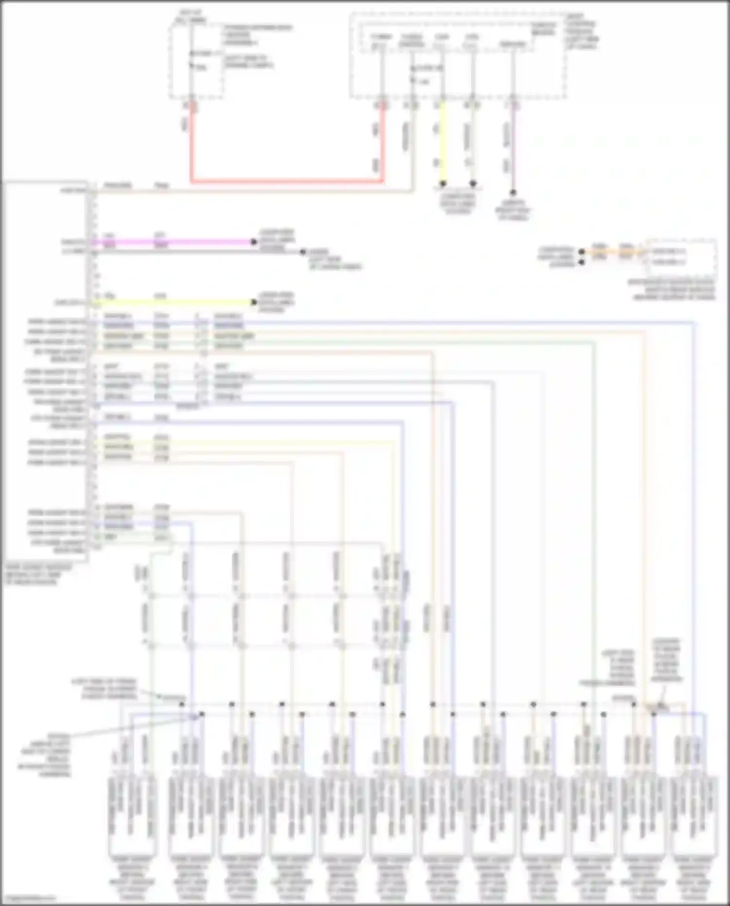 Wiring diagram park assist sig 9 for Jeep Compass II facelift (2020-2024) (1 of 1)