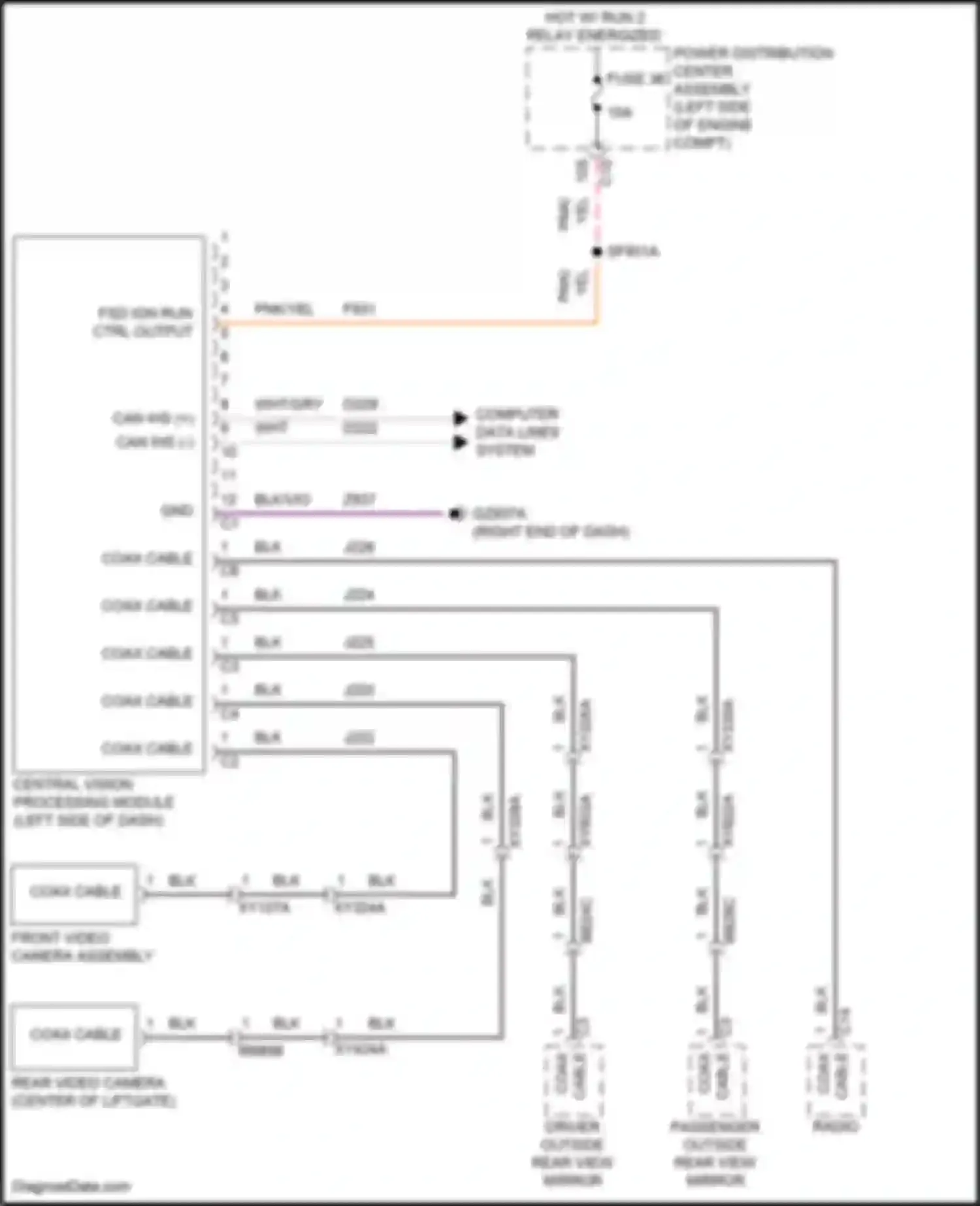 Wiring diagram pnk for Jeep Compass II facelift (2020-2024) (1 of 10)