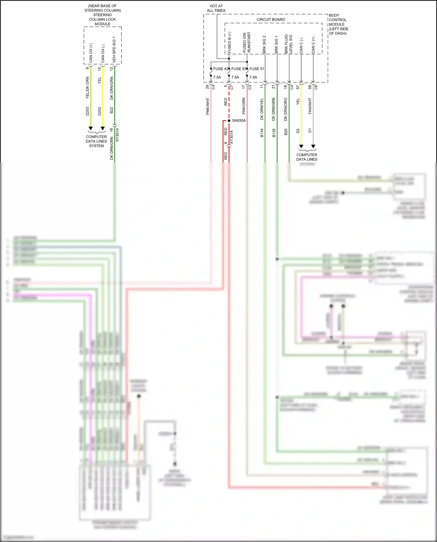 Jeep Compass II facelift (2020-2024) powertrain control module wiring diagram  (1 of 15)