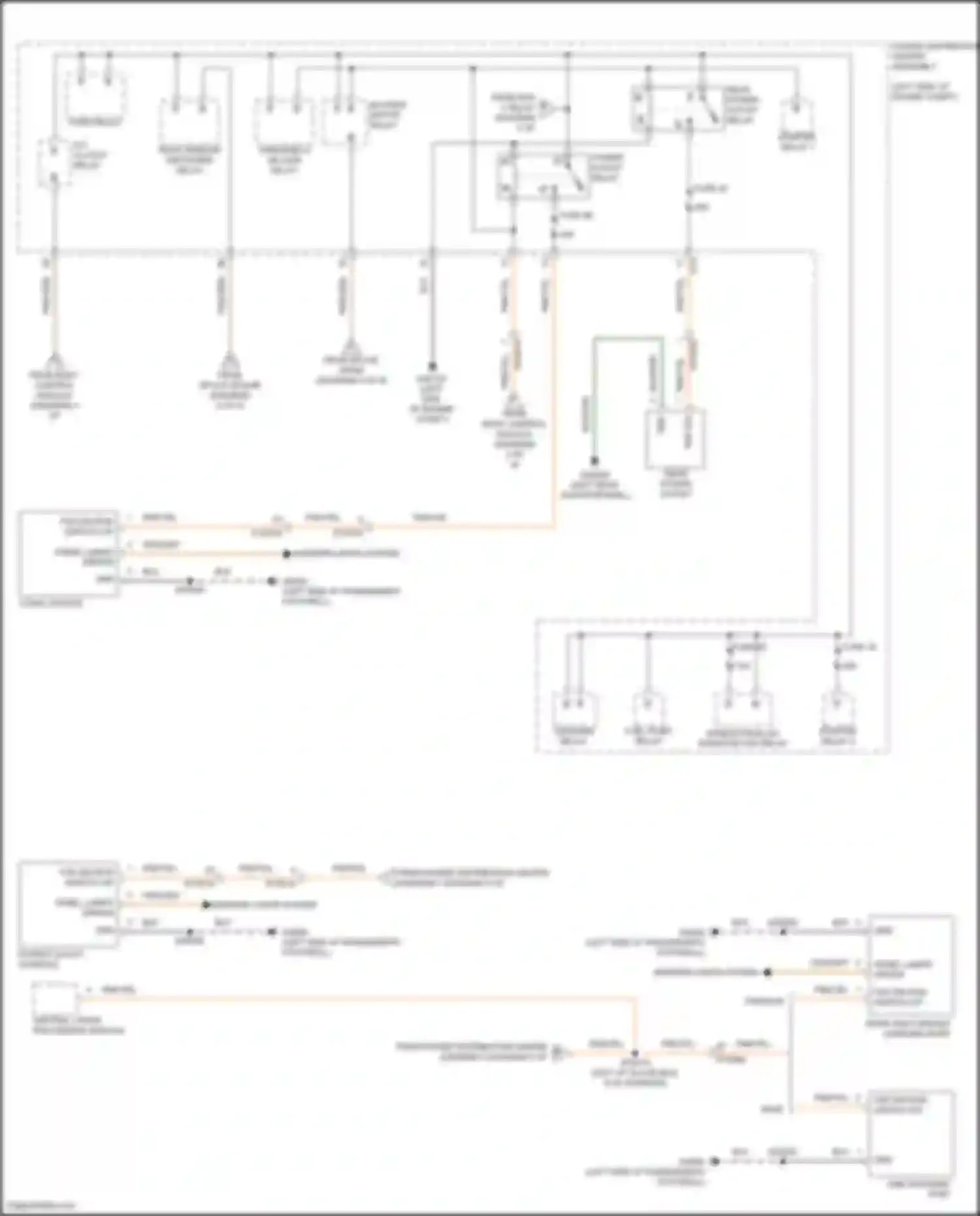 Wiring diagram rear window defogger relay for Jeep Compass II facelift (2020-2024) (2 of 2)