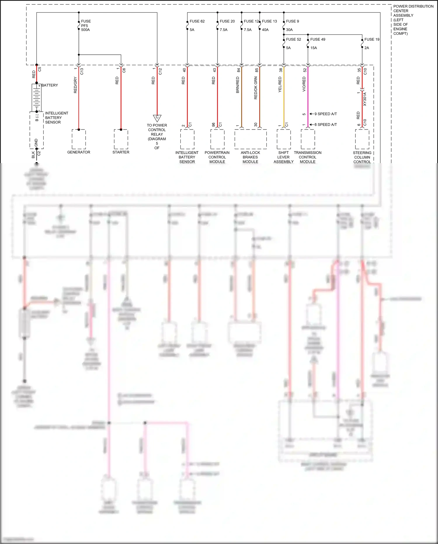 Jeep Compass II facelift (2020-2024) steering column control module wiring diagram  (8 of 15)