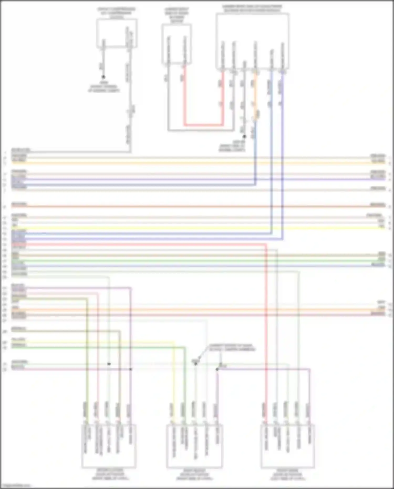 Car Wiring Diagrams for Compass Jeep II (2016-2022): Automatic a/c circuit (2 of 5)