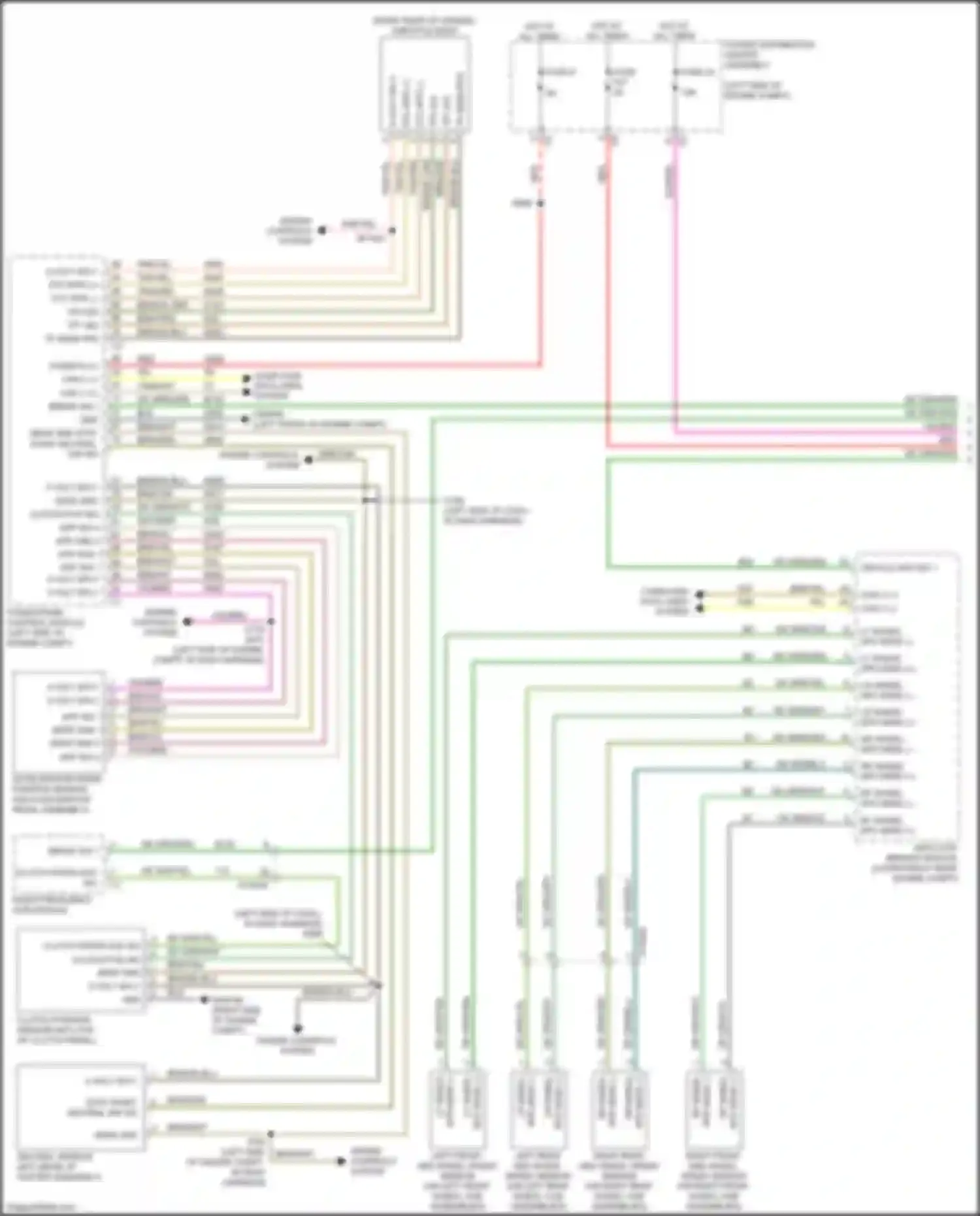 Car Wiring Diagrams for Compass Jeep II (2016-2022): Cruise control circuit (1 of 2)