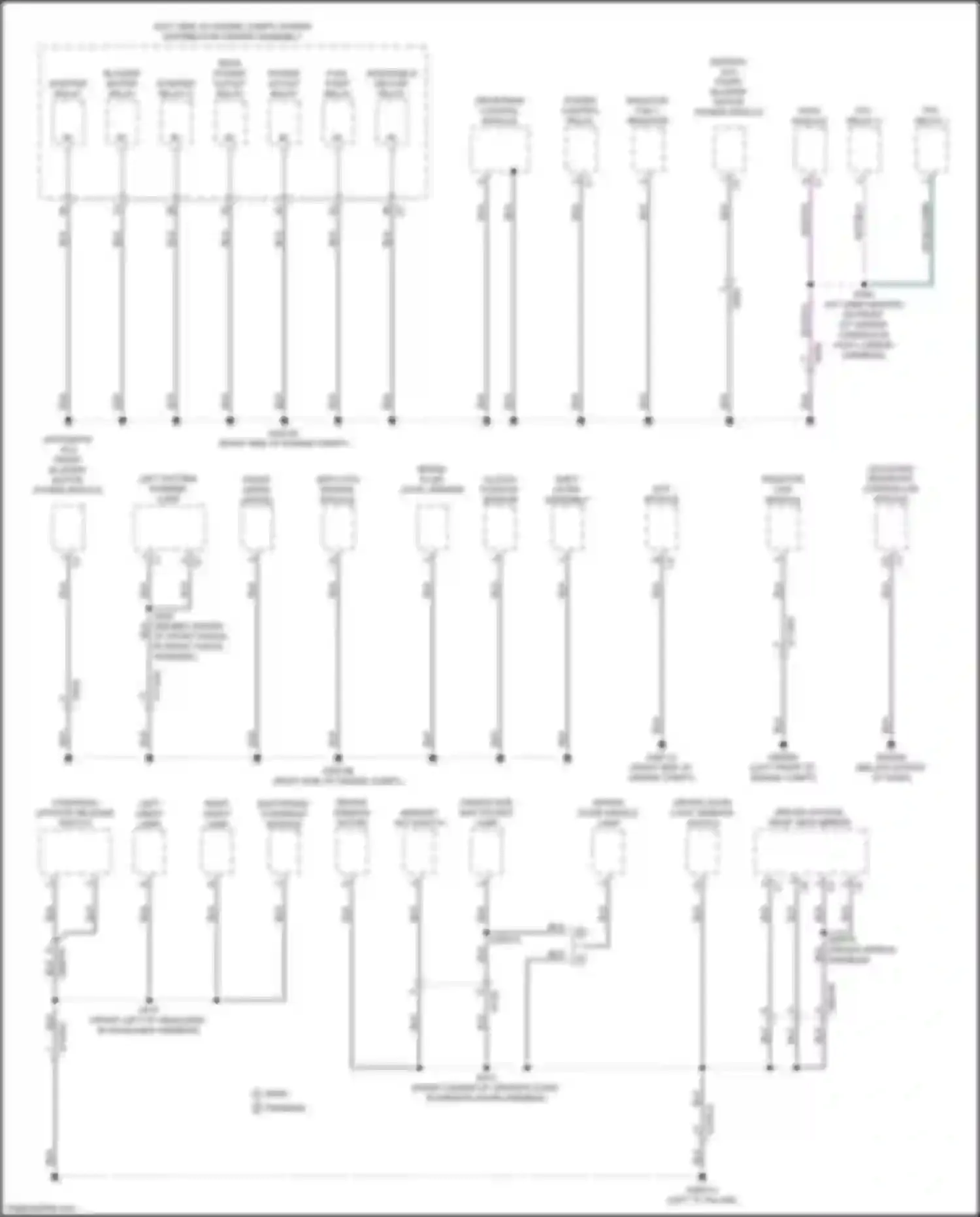Wiring diagram front blower motor power module for Jeep Compass II (2016-2022) (1 of 1)
