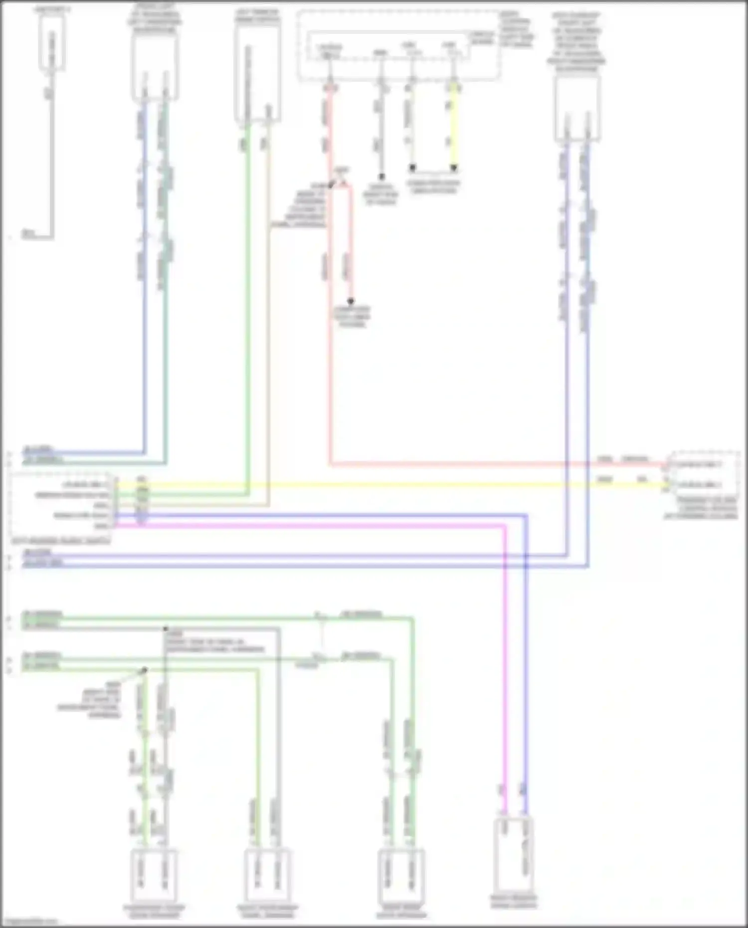 Wiring diagram left remote radio switch for Jeep Compass II (2016-2022) (1 of 4)