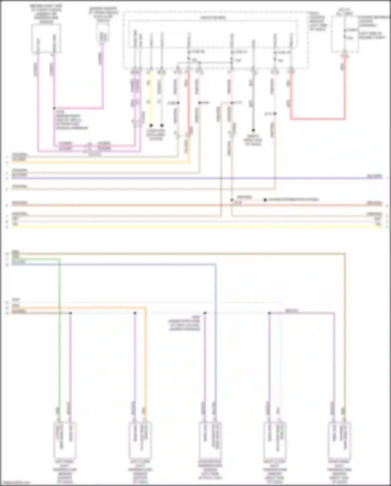 Wiring diagram lh panel for Jeep Compass II (2016-2022) (1 of 2)