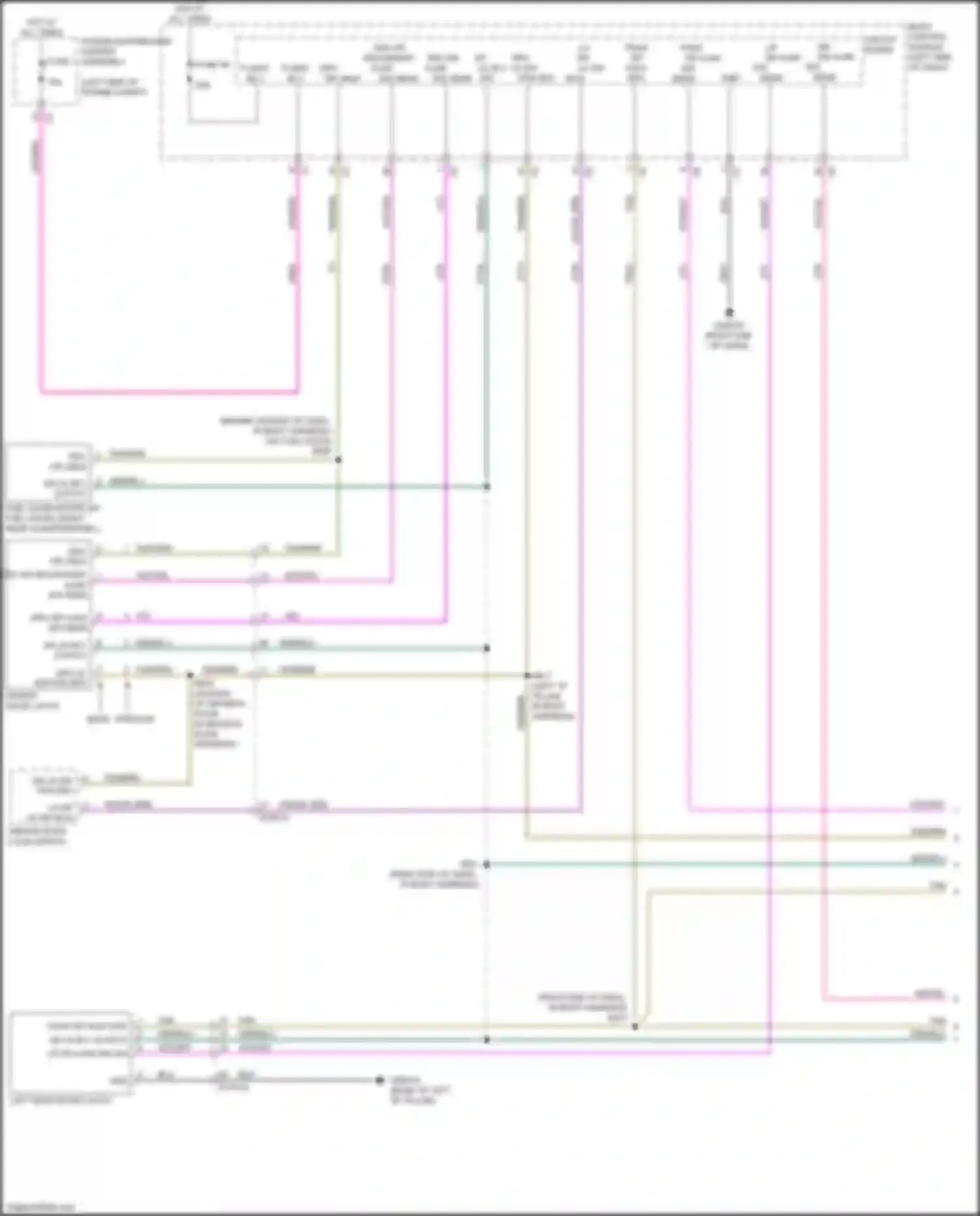 Wiring diagram pass dr ajar sw sens for Jeep Compass II (2016-2022) (2 of 5)