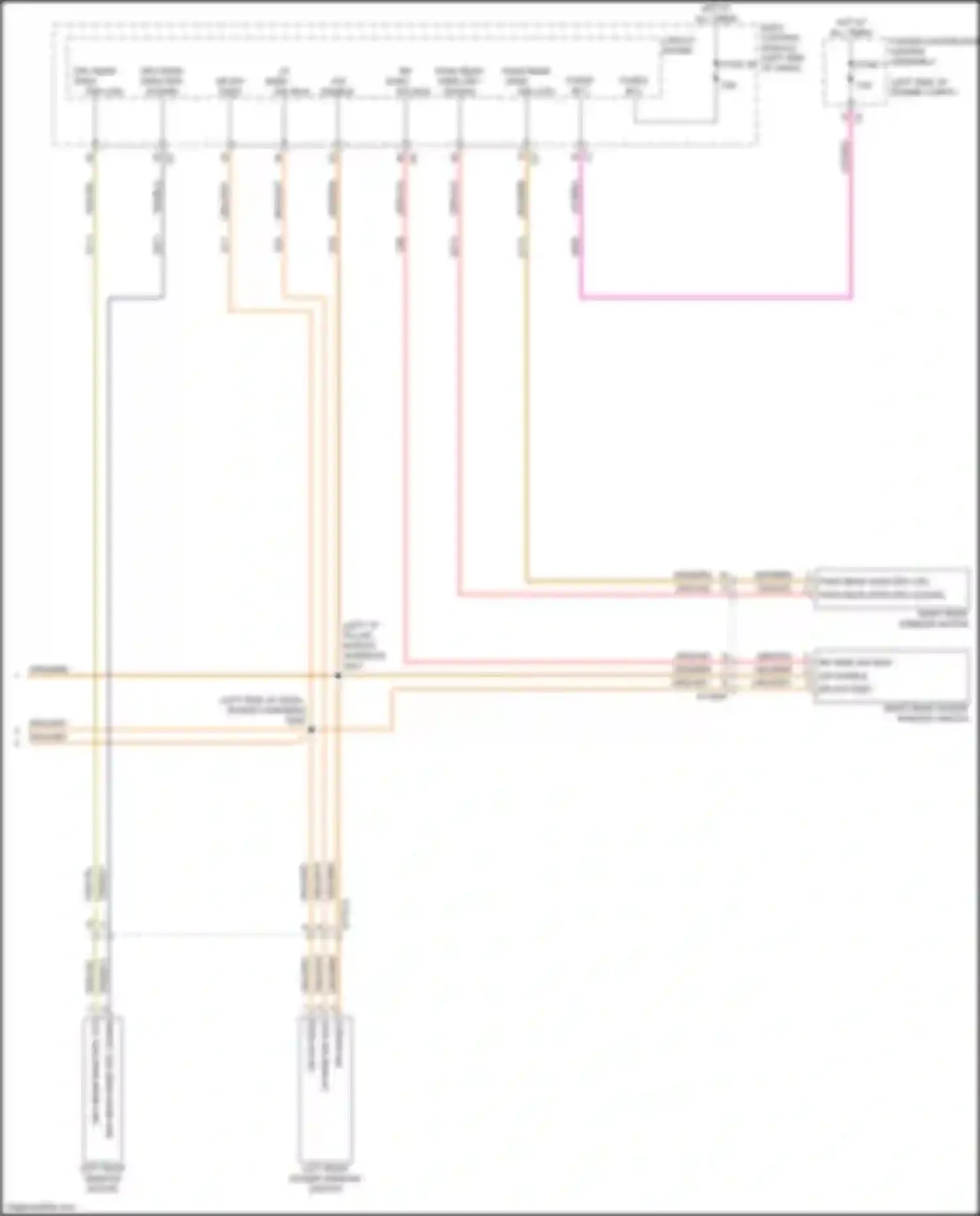 Wiring diagram pass rear wind drv up for Jeep Compass II (2016-2022) (2 of 2)
