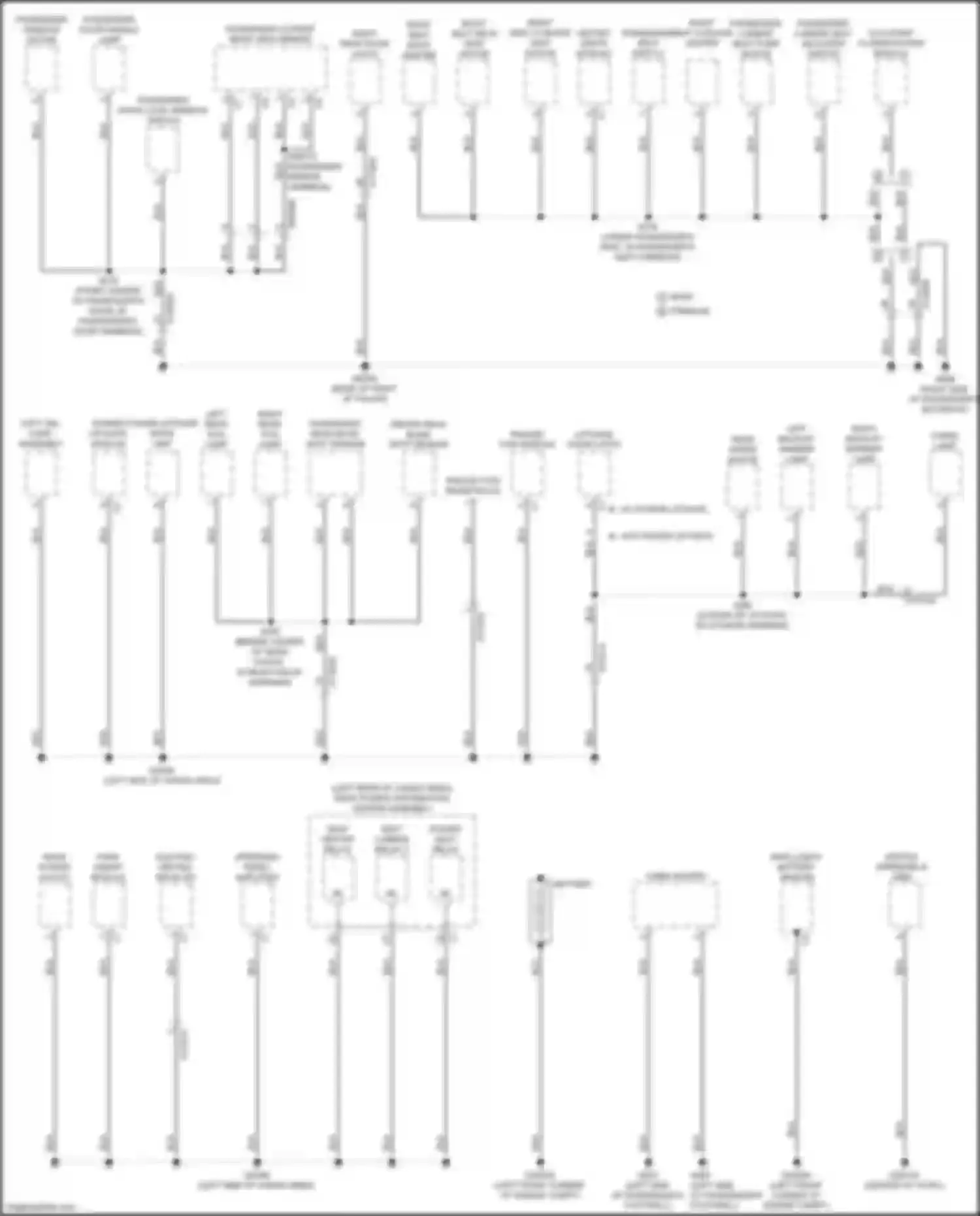 Wiring diagram passenger window motor for Jeep Compass II (2016-2022) (2 of 4)