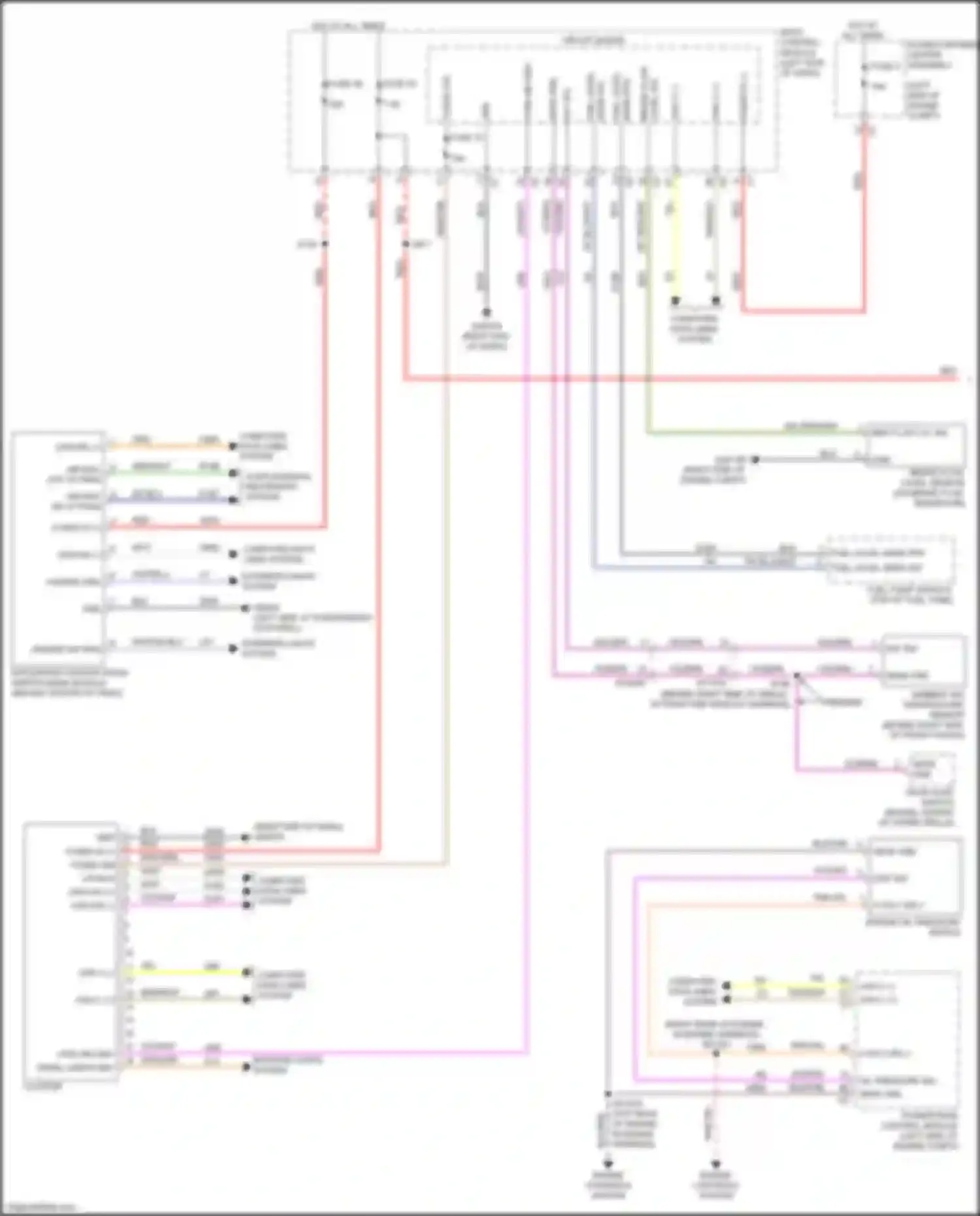 Wiring diagram vio/grn for Jeep Compass II (2016-2022) (11 of 13)