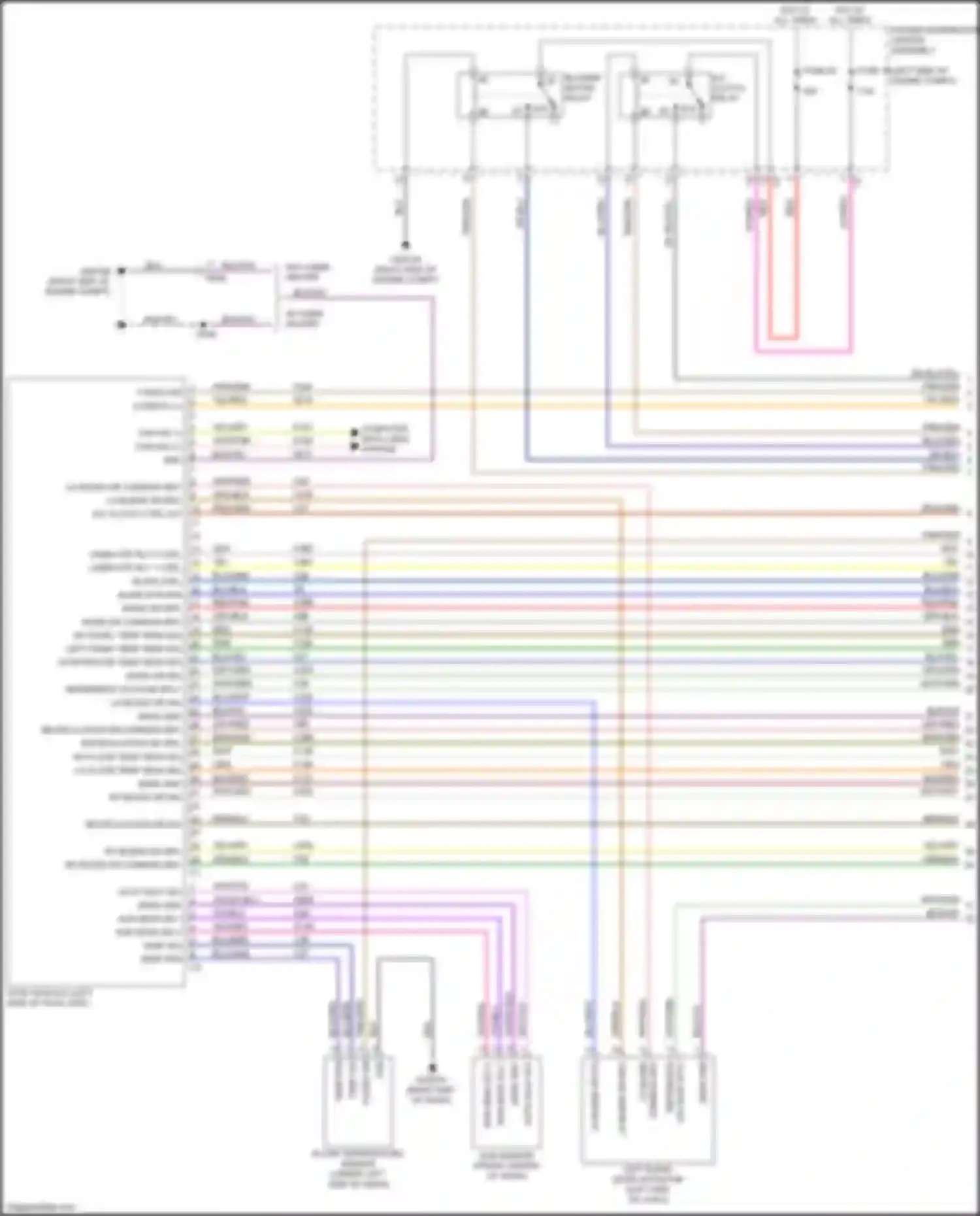 Wiring diagram voltage sply for Jeep Compass II (2016-2022) (1 of 2)