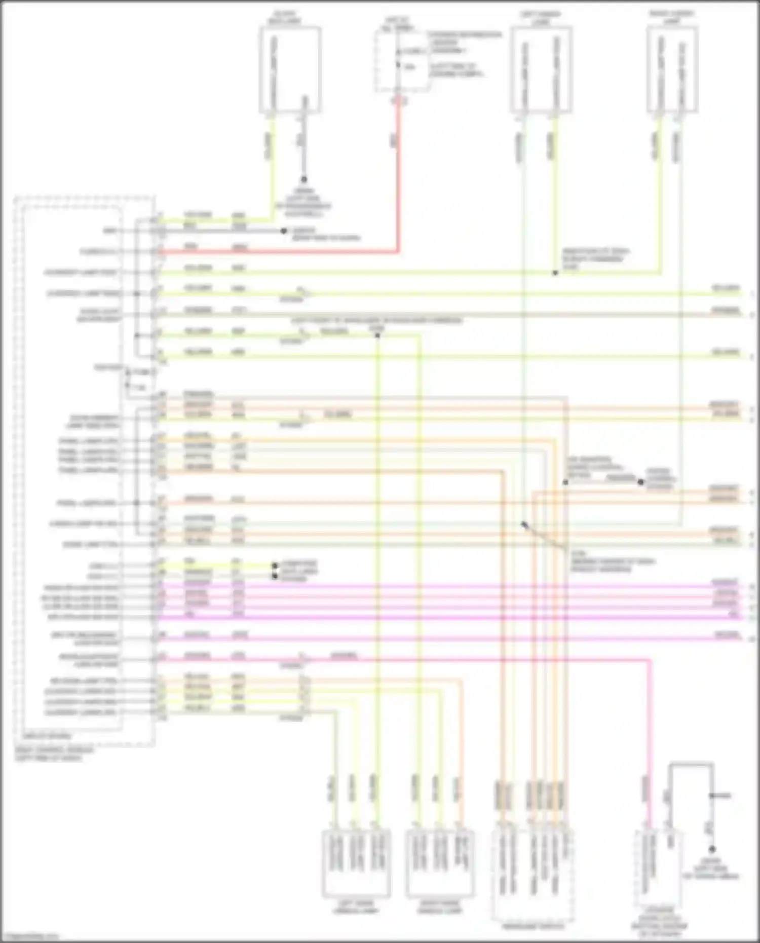 Wiring diagram yel/brn for Jeep Compass II (2016-2022) (6 of 8)