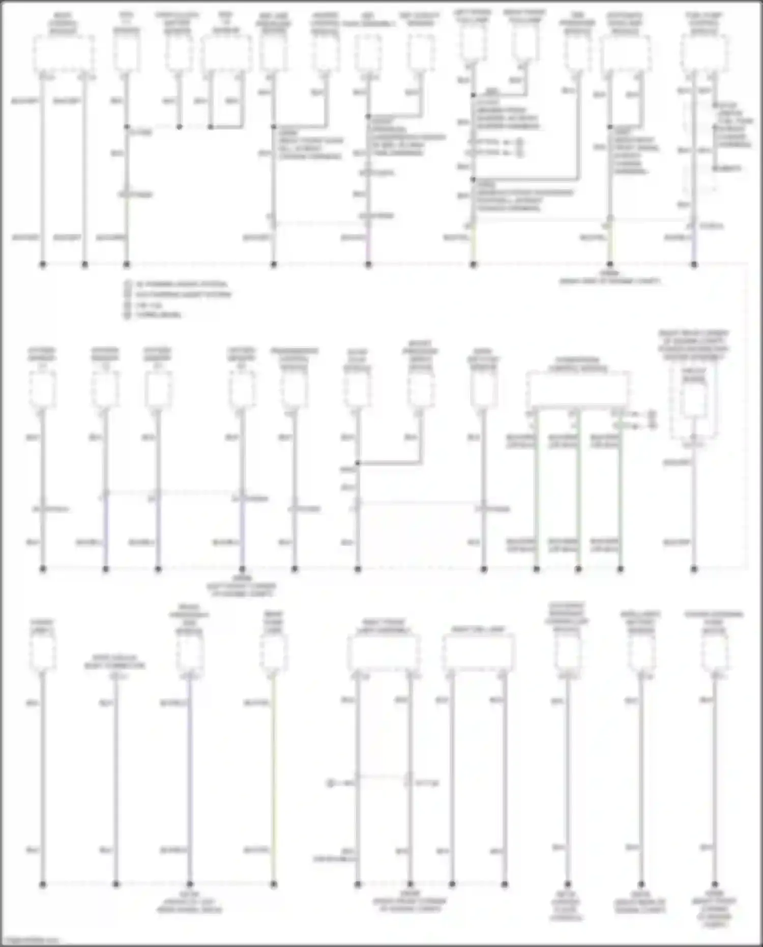 Wiring diagram 3.6l 3.0l turbo diesel for Jeep Gladiator JT (2019-2023) (3 of 4)