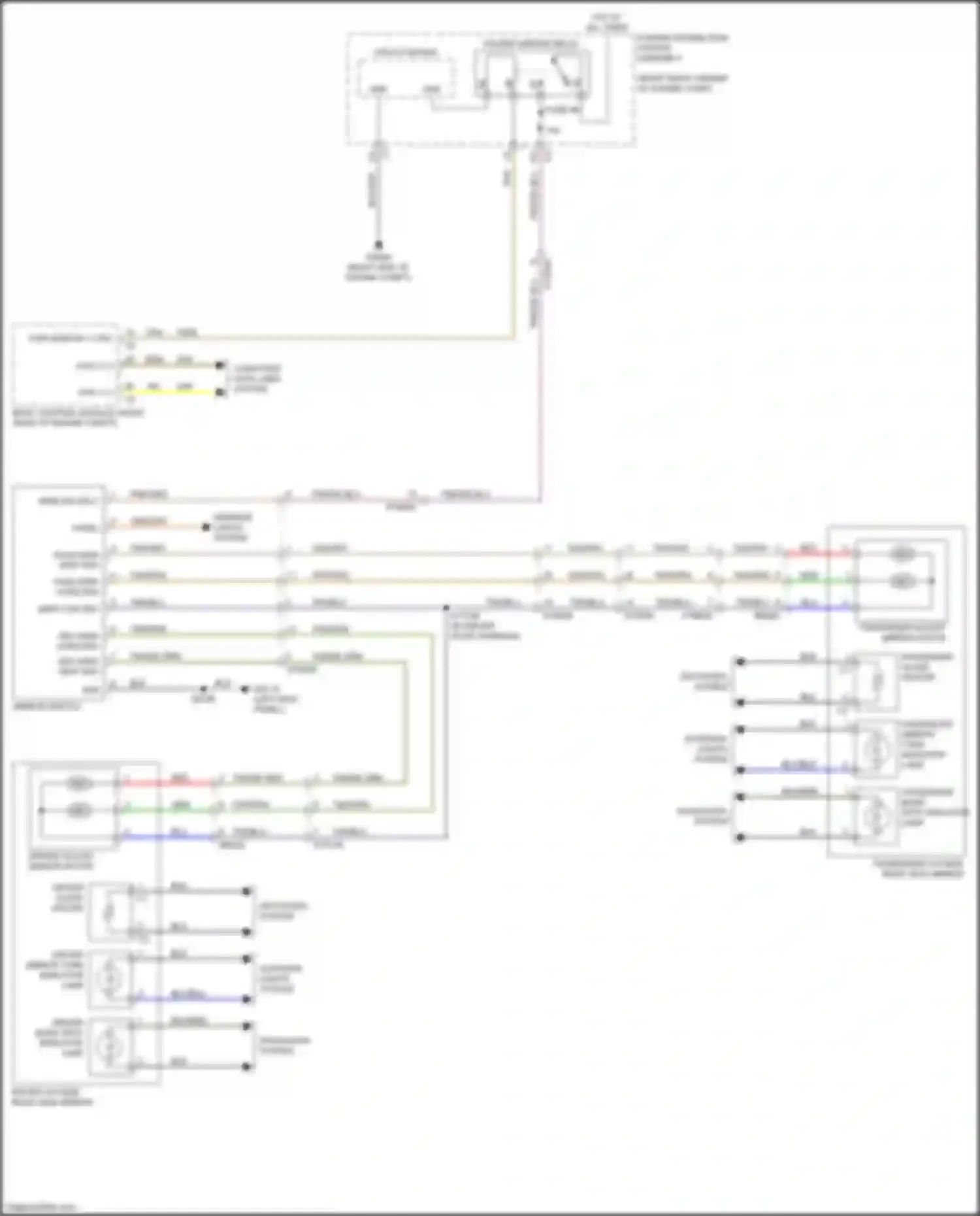 Wiring diagram defogger system for Jeep Gladiator JT (2019-2023) (3 of 3)