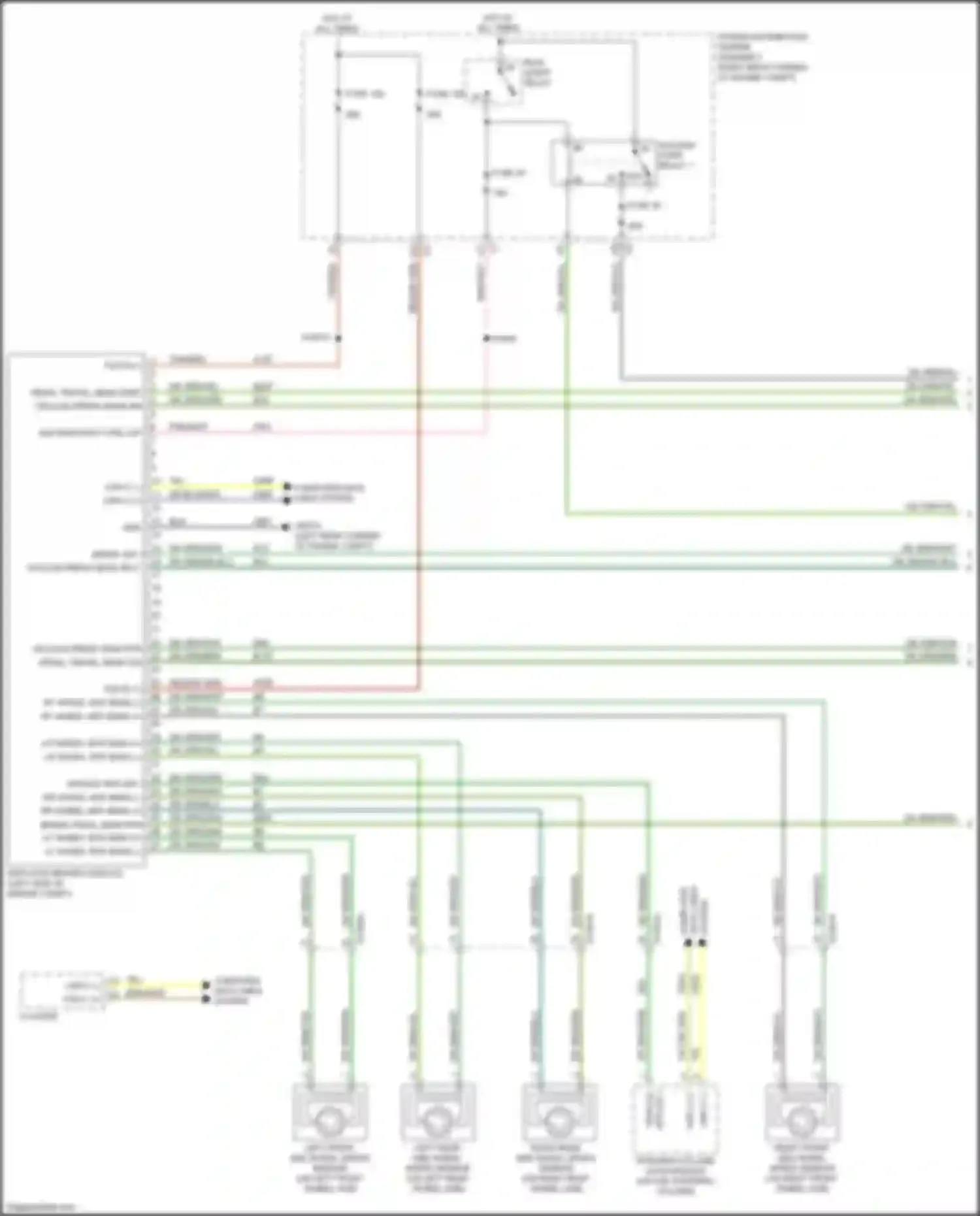 Wiring diagram dk grn/org for Jeep Gladiator JT (2019-2023) (1 of 15)