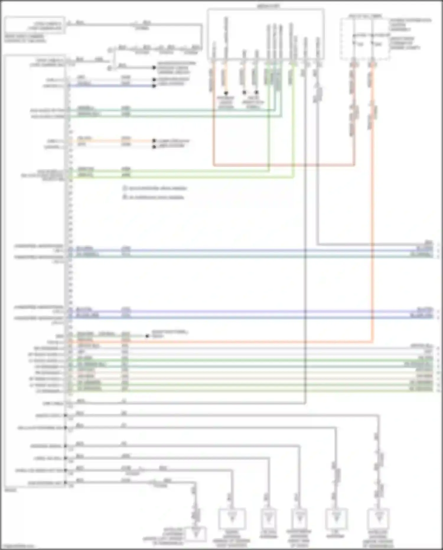 Wiring diagram grn/dk blu for Jeep Gladiator JT (2019-2023) (2 of 5)