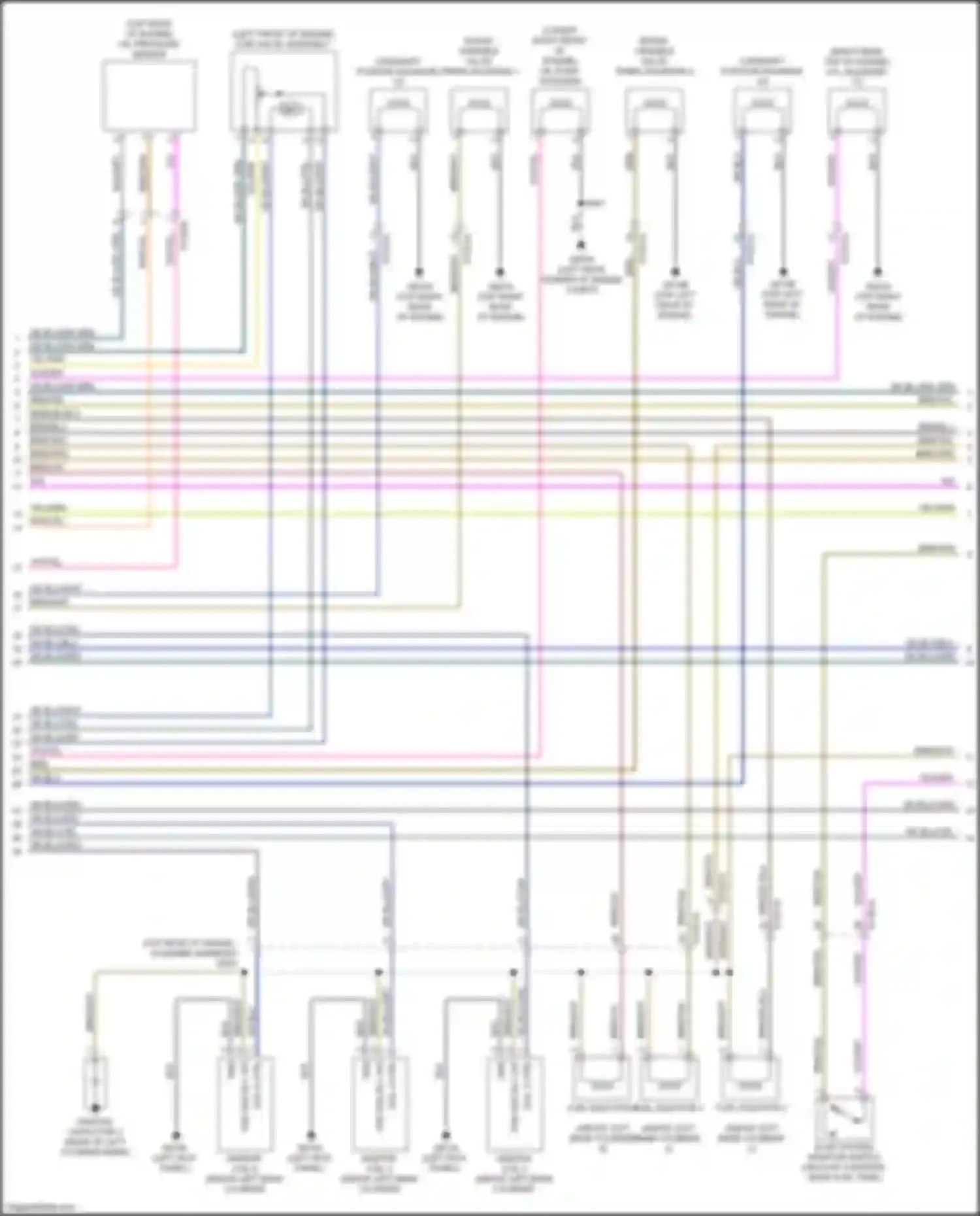 Wiring diagram ignition coil 4 for Jeep Gladiator JT (2019-2023) (2 of 2)