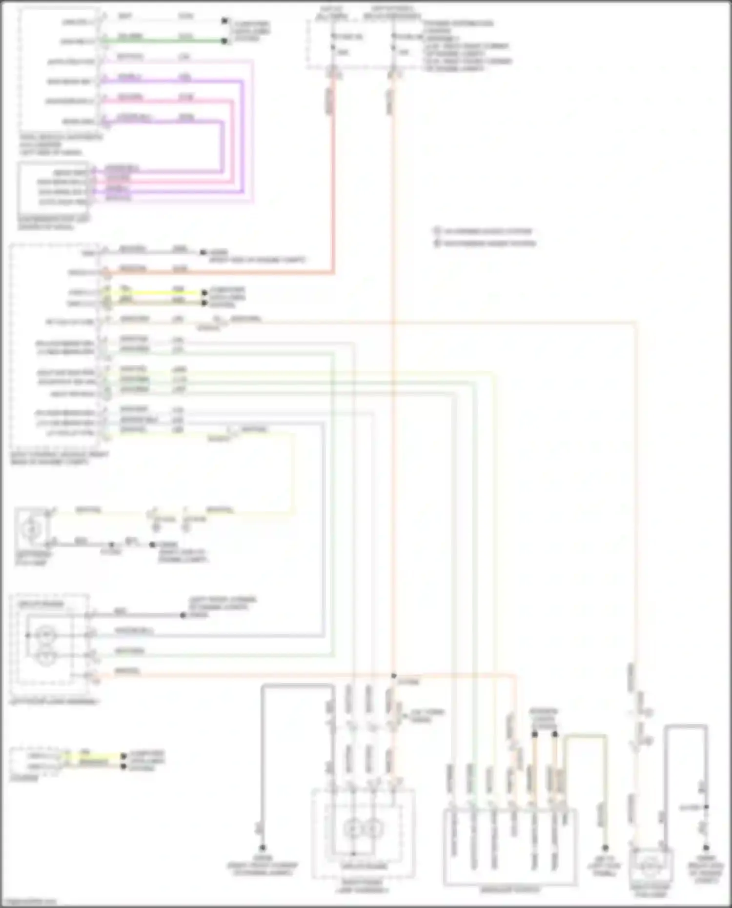 Wiring diagram lh low beam drv for Jeep Gladiator JT (2019-2023) (2 of 2)