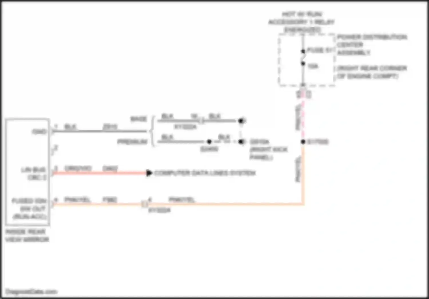 Wiring diagram lin bus cbc 2 for Jeep Gladiator JT (2019-2023) (1 of 6)