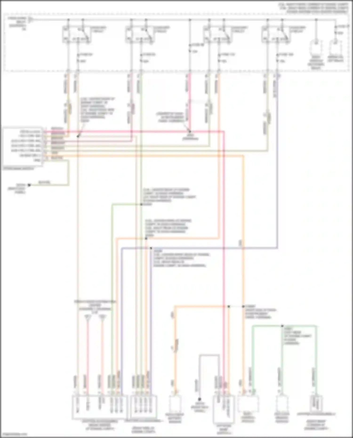 Wiring diagram lin bus cbc 2 for Jeep Gladiator JT (2019-2023) (5 of 6)
